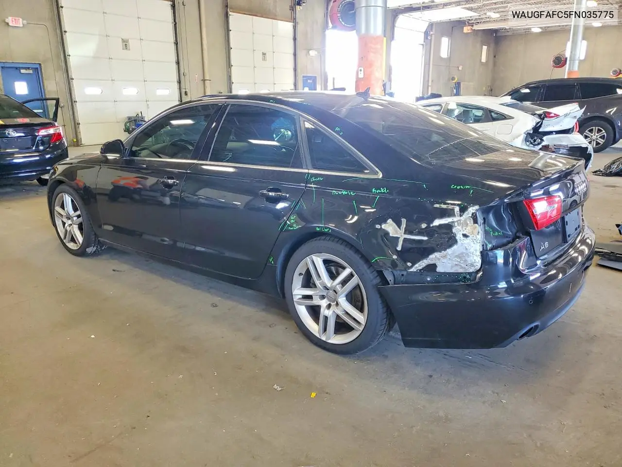 2015 Audi A6 Premium Plus VIN: WAUGFAFC5FN035775 Lot: 61376426