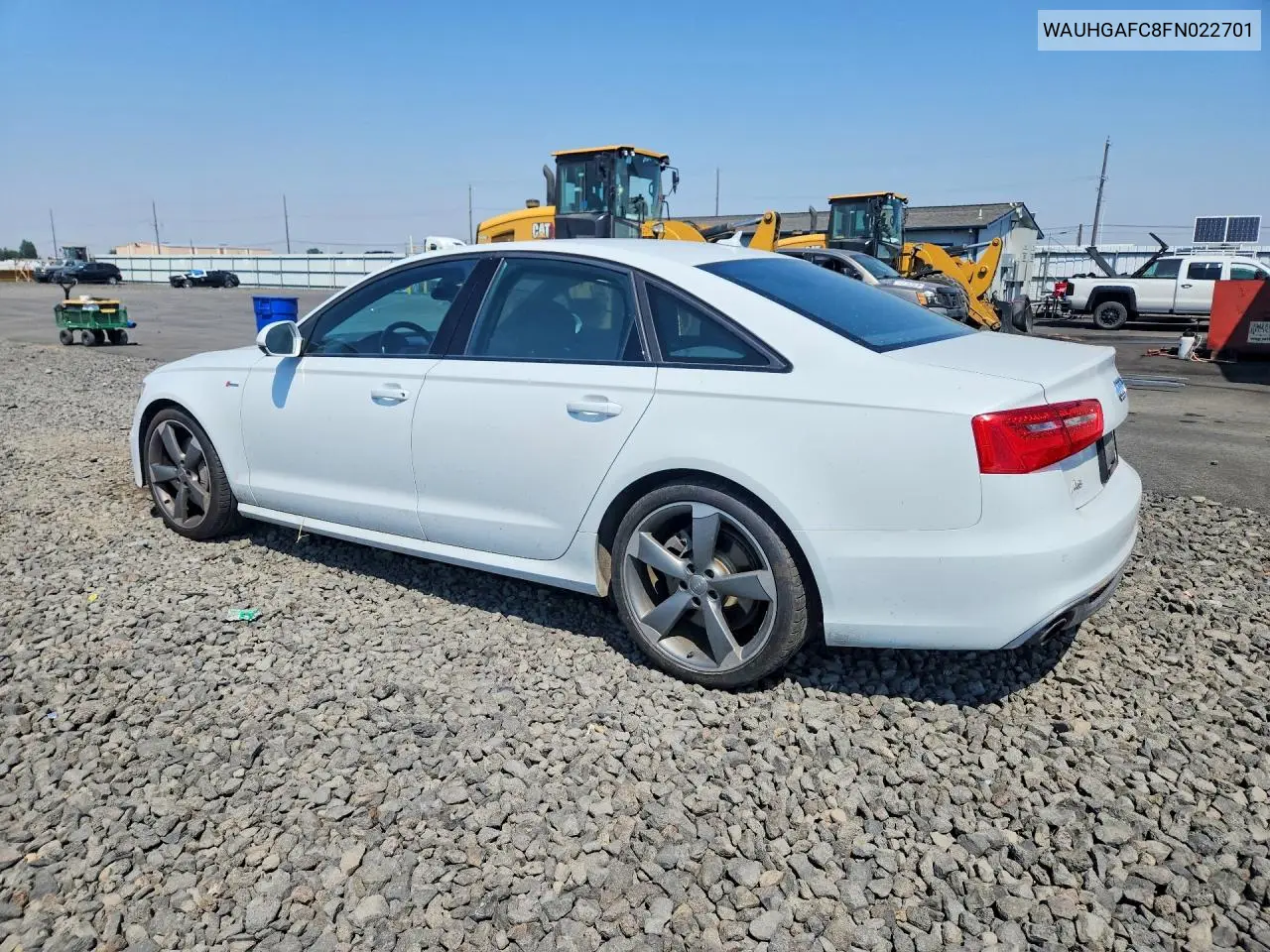 2015 Audi A6 Prestige VIN: WAUHGAFC8FN022701 Lot: 61408826