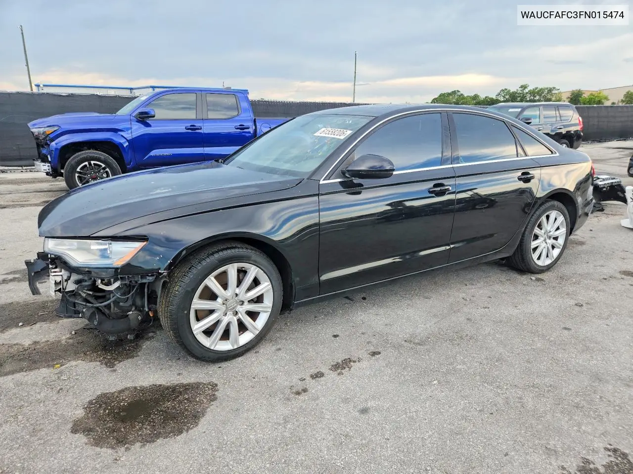 2015 Audi A6 Premium VIN: WAUCFAFC3FN015474 Lot: 61558206