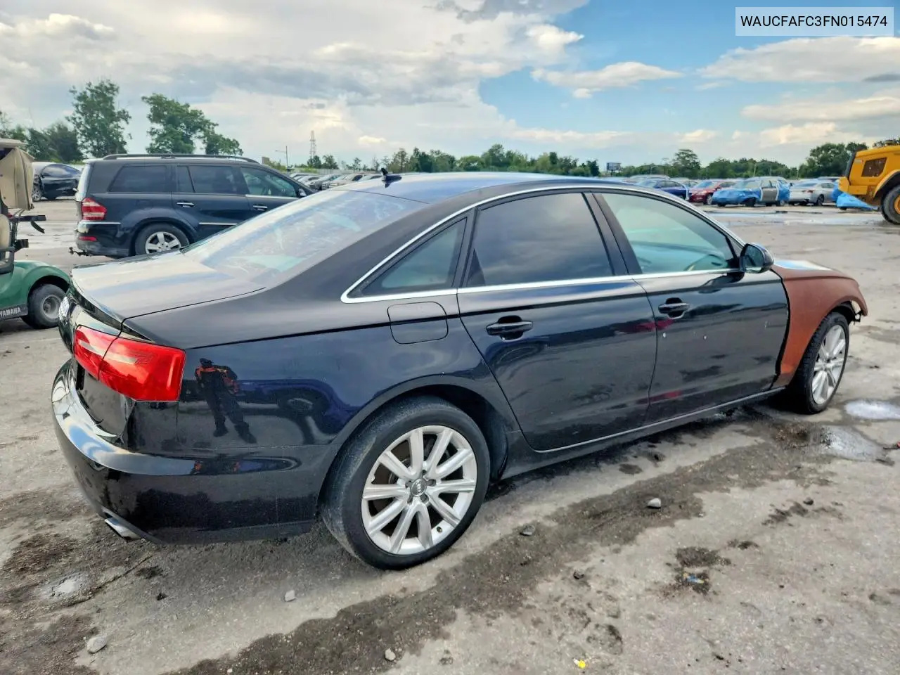 2015 Audi A6 Premium VIN: WAUCFAFC3FN015474 Lot: 61558206
