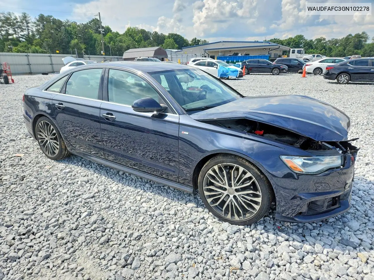 2016 Audi A6 Premium Plus VIN: WAUDFAFC3GN102278 Lot: 56758286