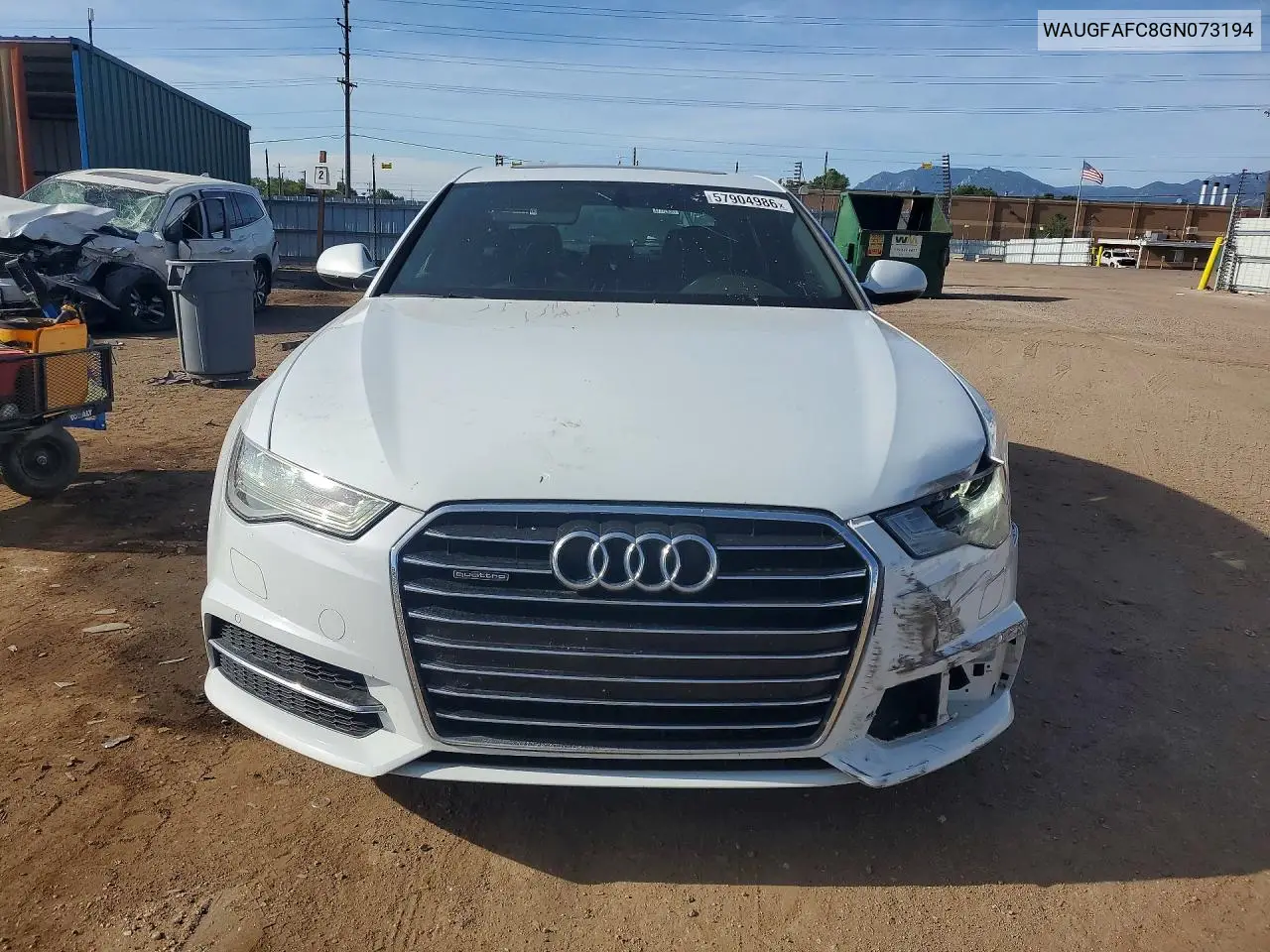 2016 Audi A6 Premium Plus VIN: WAUGFAFC8GN073194 Lot: 57904986