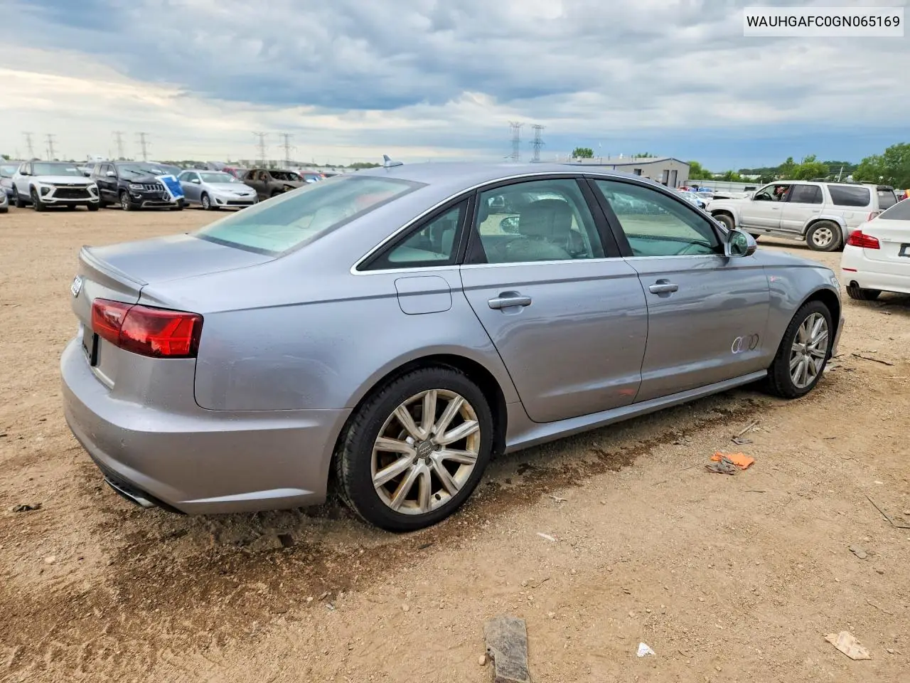 2016 Audi A6 Prestige VIN: WAUHGAFC0GN065169 Lot: 58241686