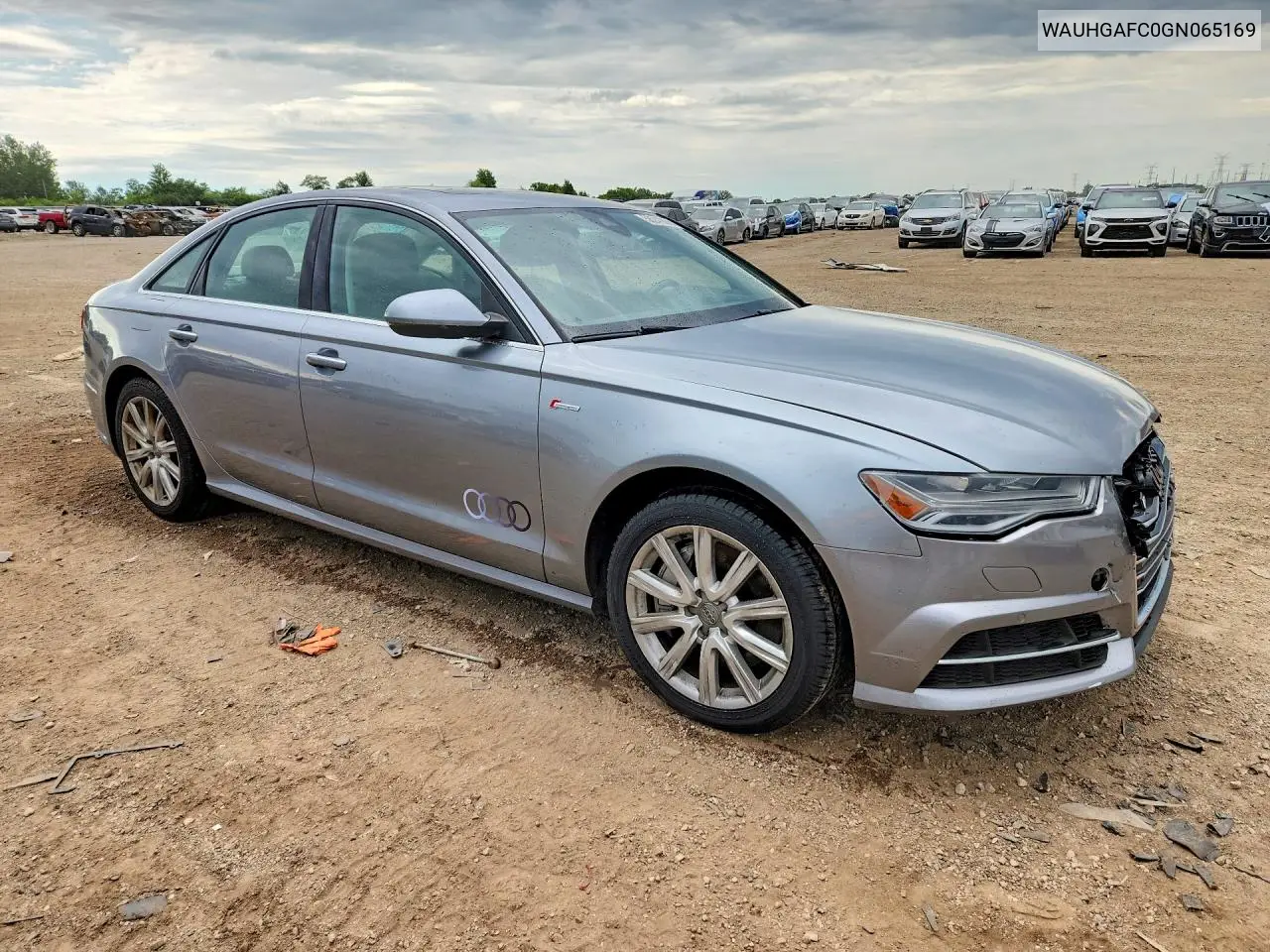 2016 Audi A6 Prestige VIN: WAUHGAFC0GN065169 Lot: 58241686