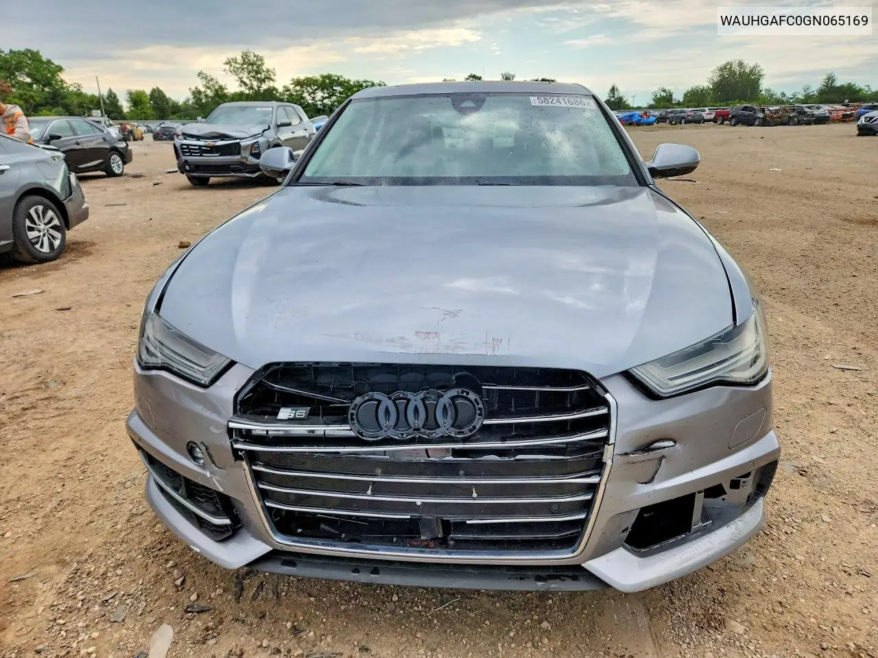 2016 Audi A6 Prestige VIN: WAUHGAFC0GN065169 Lot: 58241686