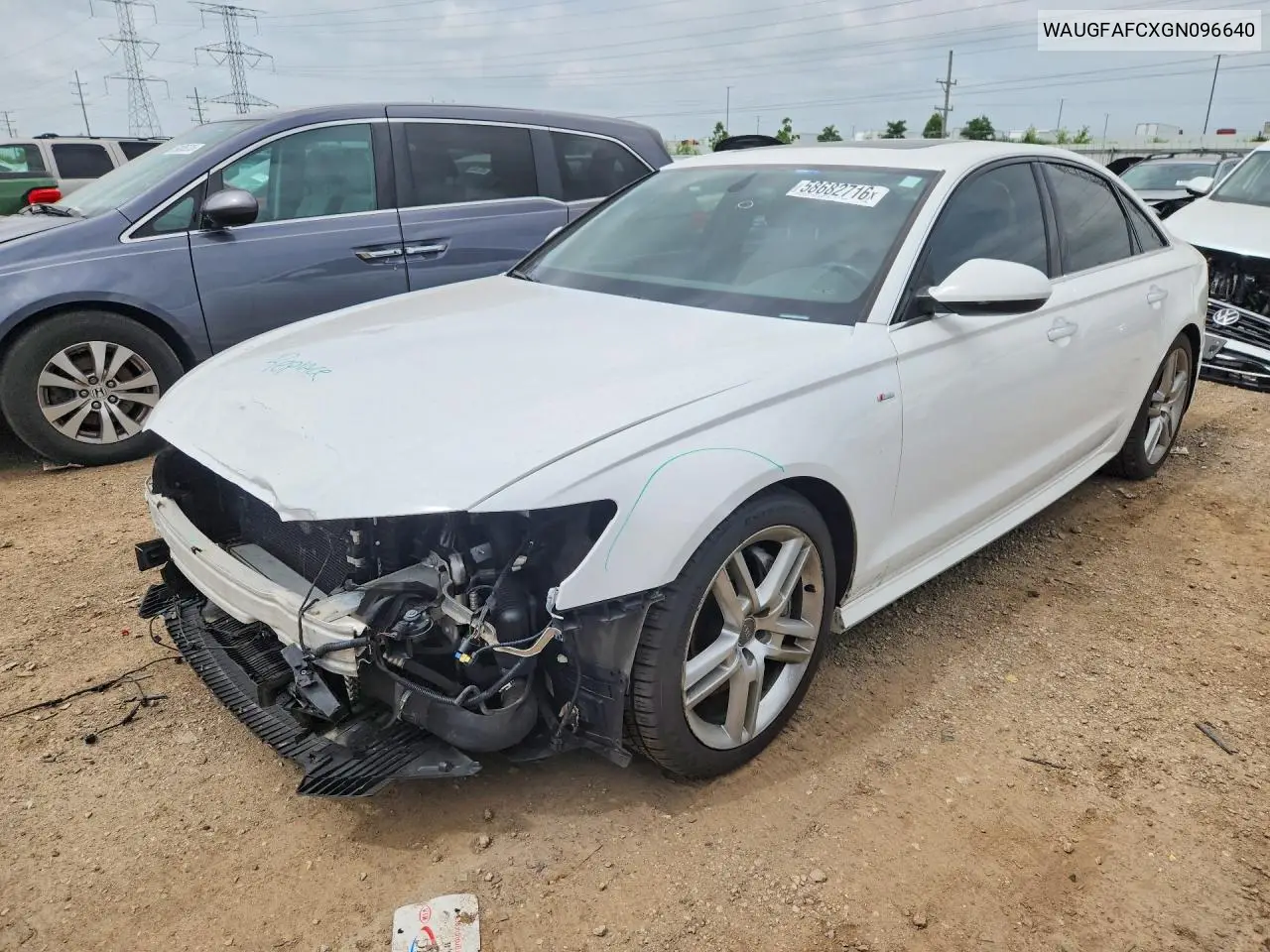 2016 Audi A6 Premium Plus VIN: WAUGFAFCXGN096640 Lot: 58682716