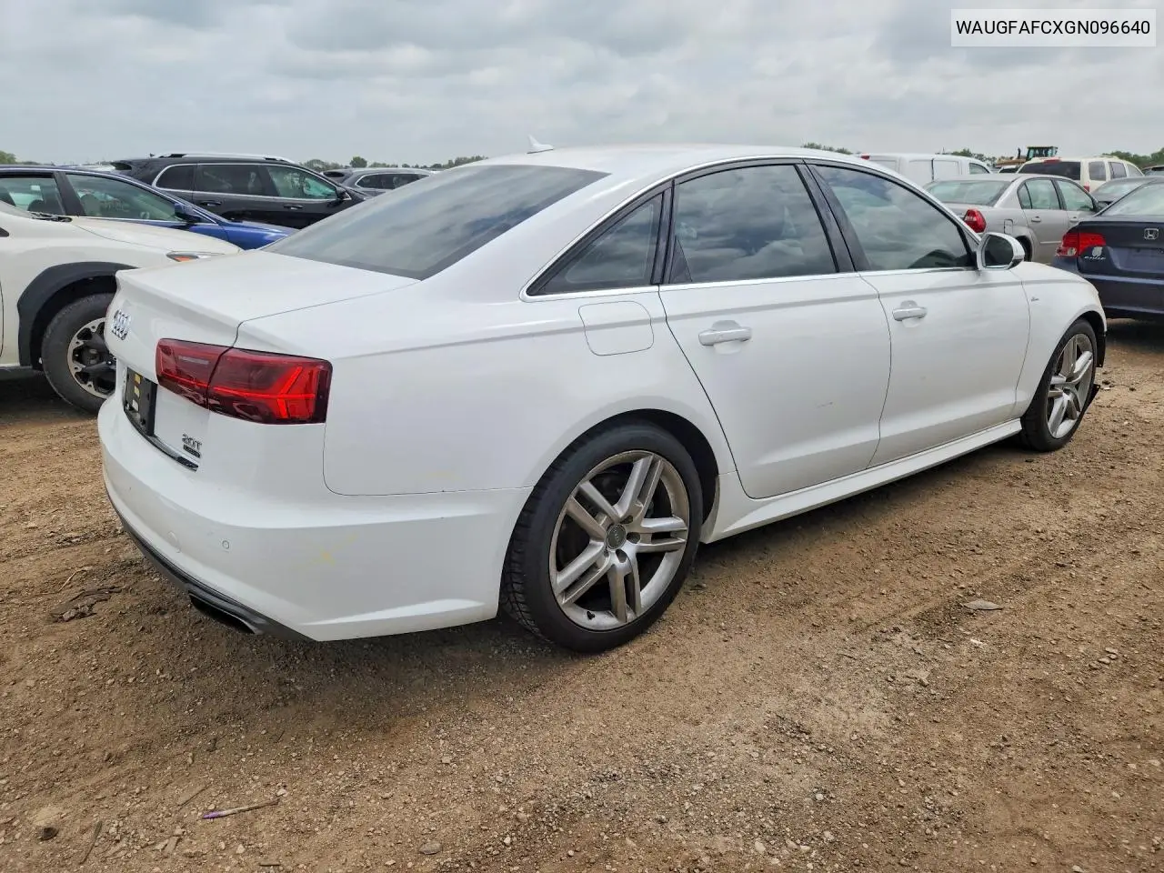2016 Audi A6 Premium Plus VIN: WAUGFAFCXGN096640 Lot: 58682716