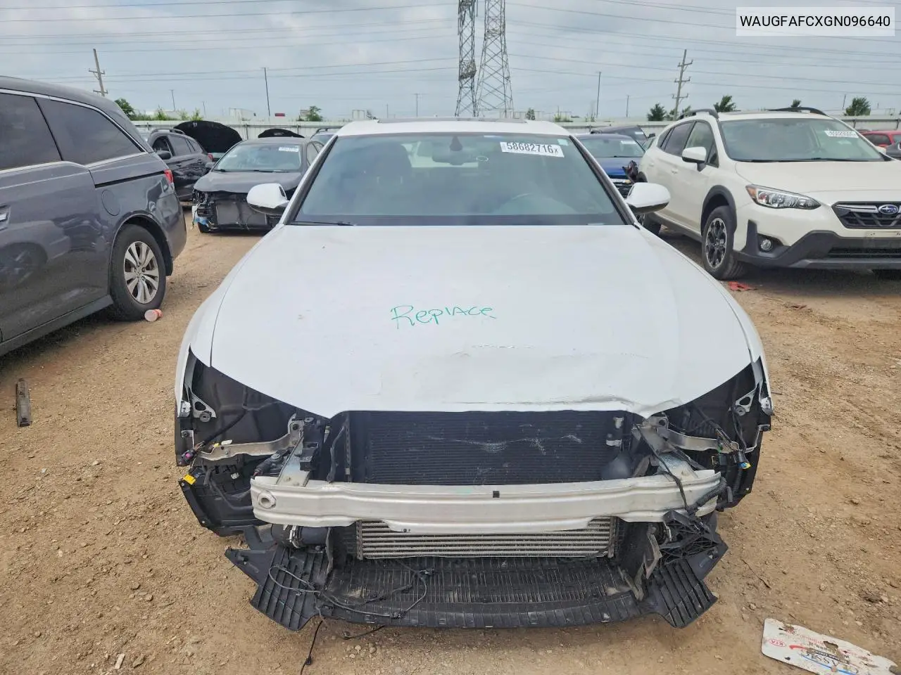 2016 Audi A6 Premium Plus VIN: WAUGFAFCXGN096640 Lot: 58682716