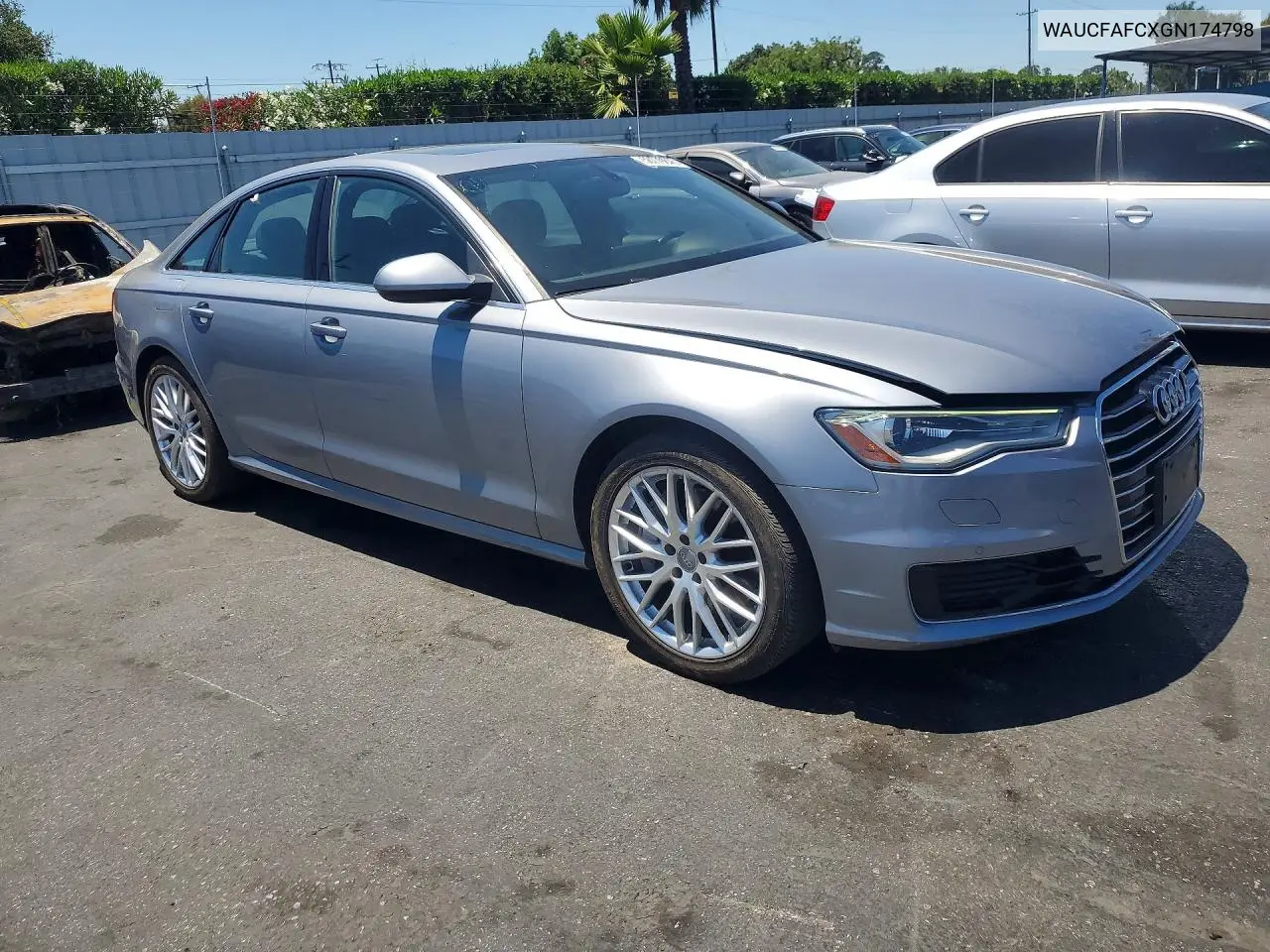 2016 Audi A6 Premium VIN: WAUCFAFCXGN174798 Lot: 58779846