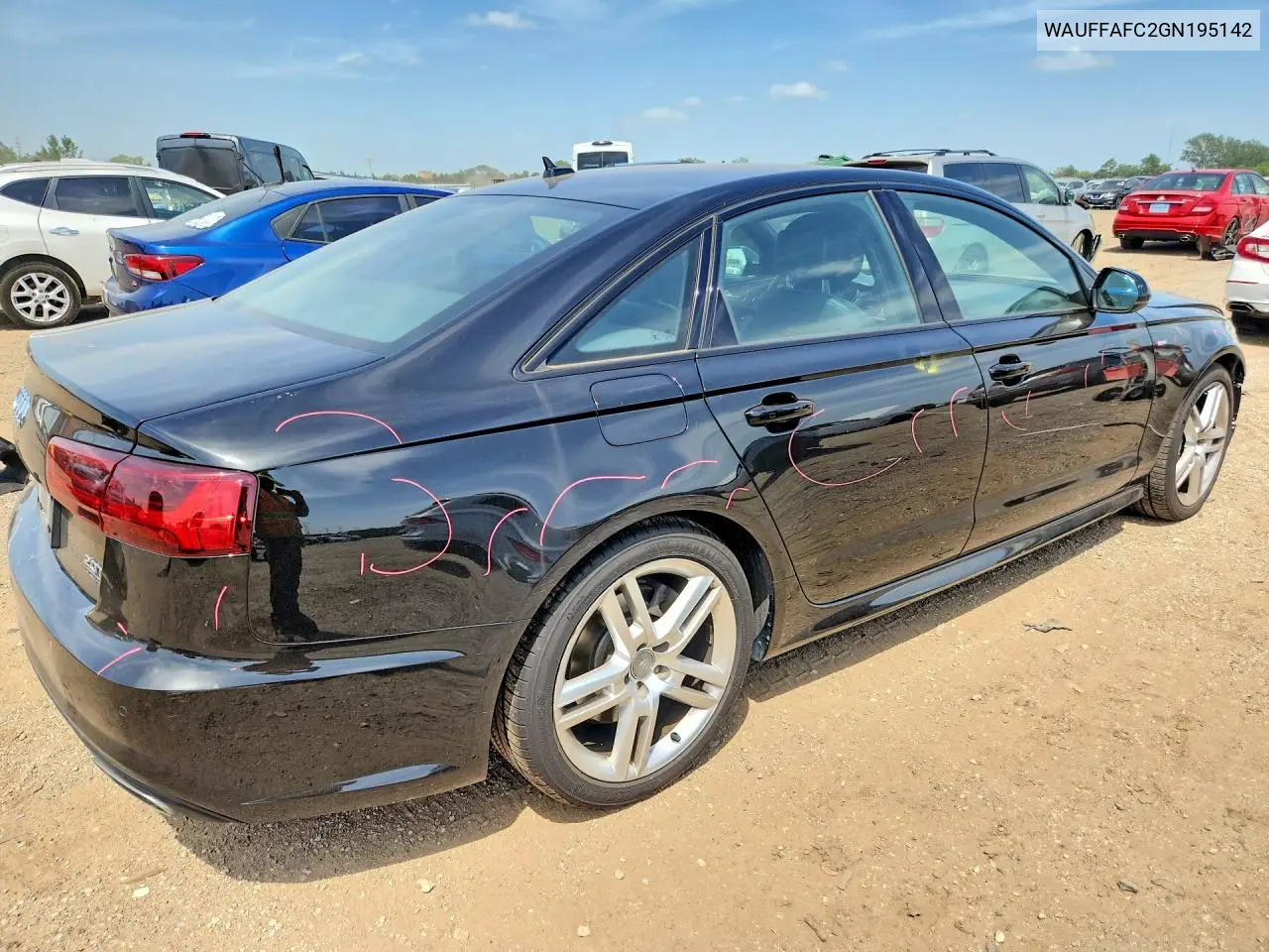 2016 Audi A6 Premium VIN: WAUFFAFC2GN195142 Lot: 59237186