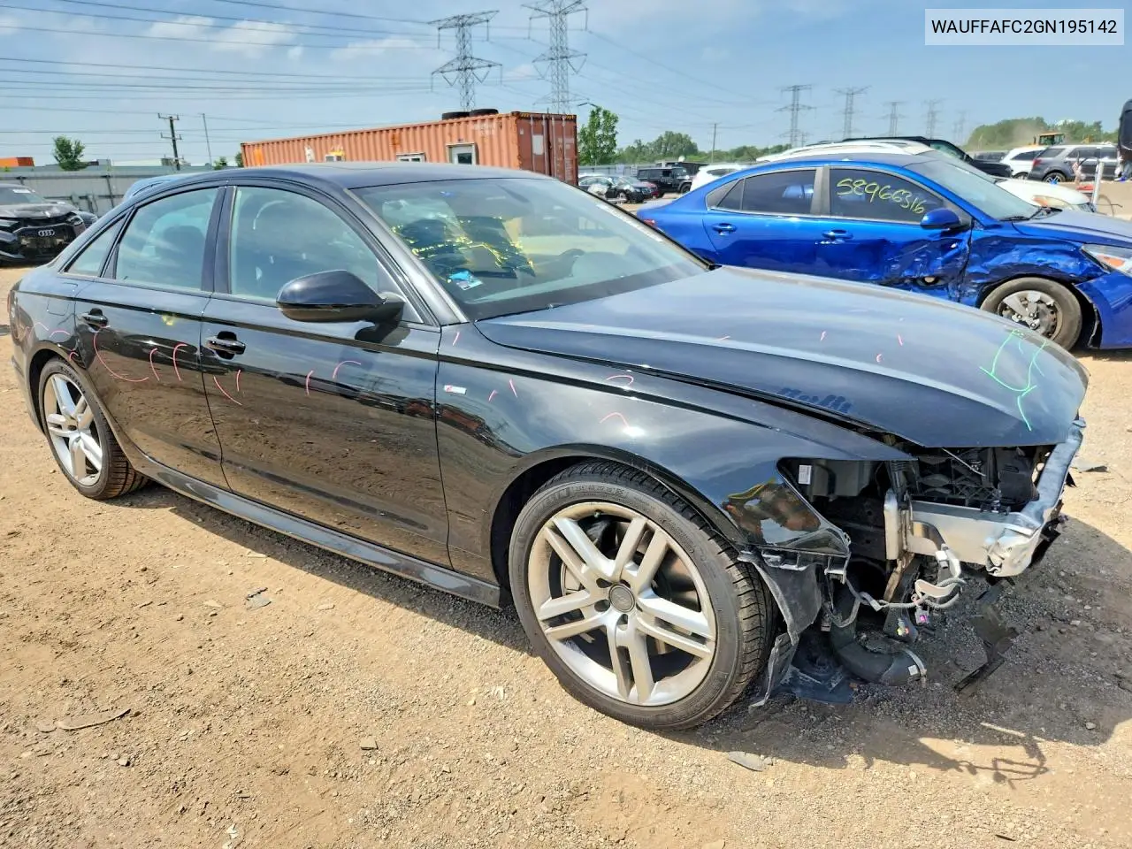 2016 Audi A6 Premium VIN: WAUFFAFC2GN195142 Lot: 59237186