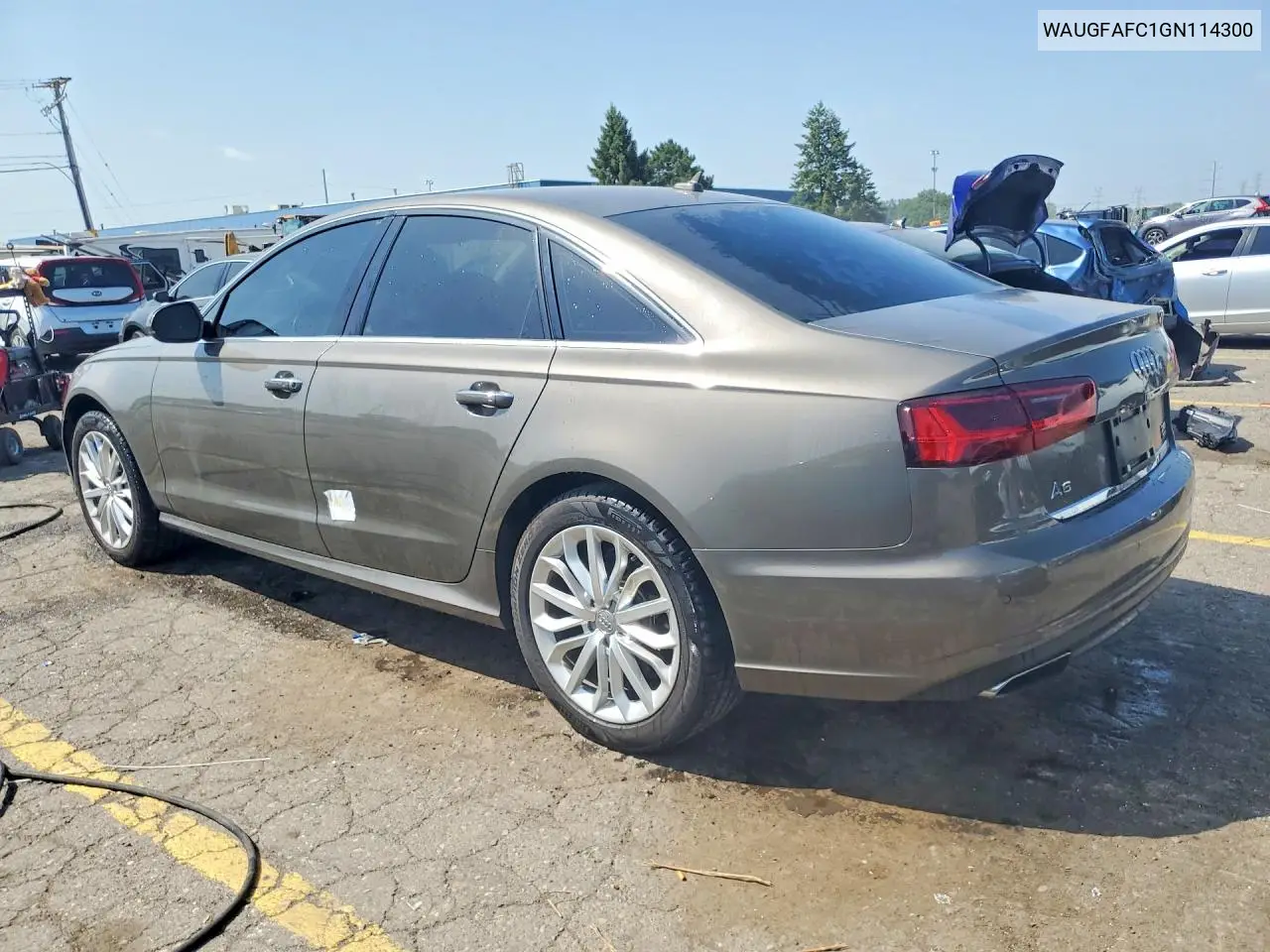 2016 Audi A6 Premium Plus VIN: WAUGFAFC1GN114300 Lot: 59259886