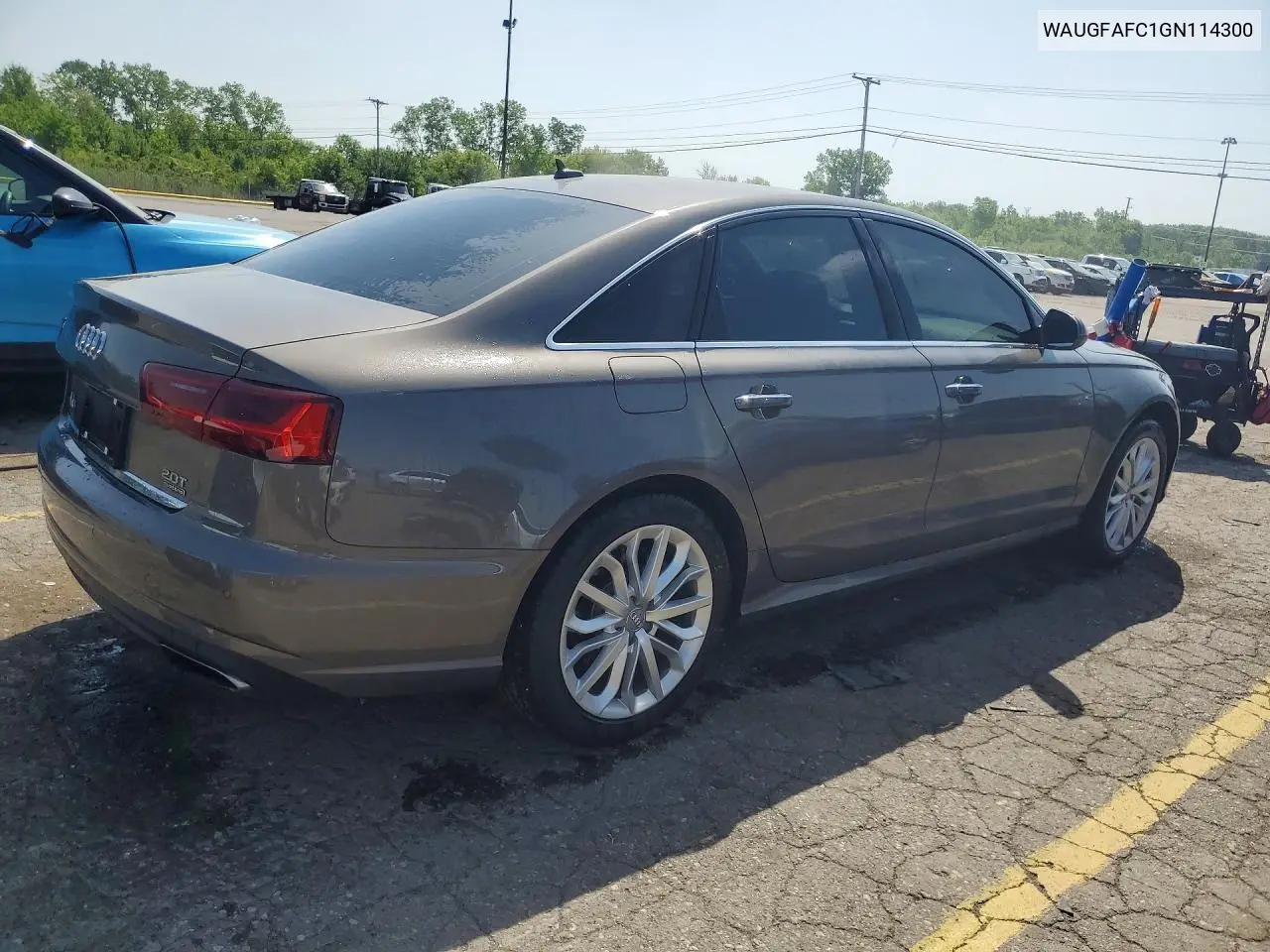2016 Audi A6 Premium Plus VIN: WAUGFAFC1GN114300 Lot: 59259886