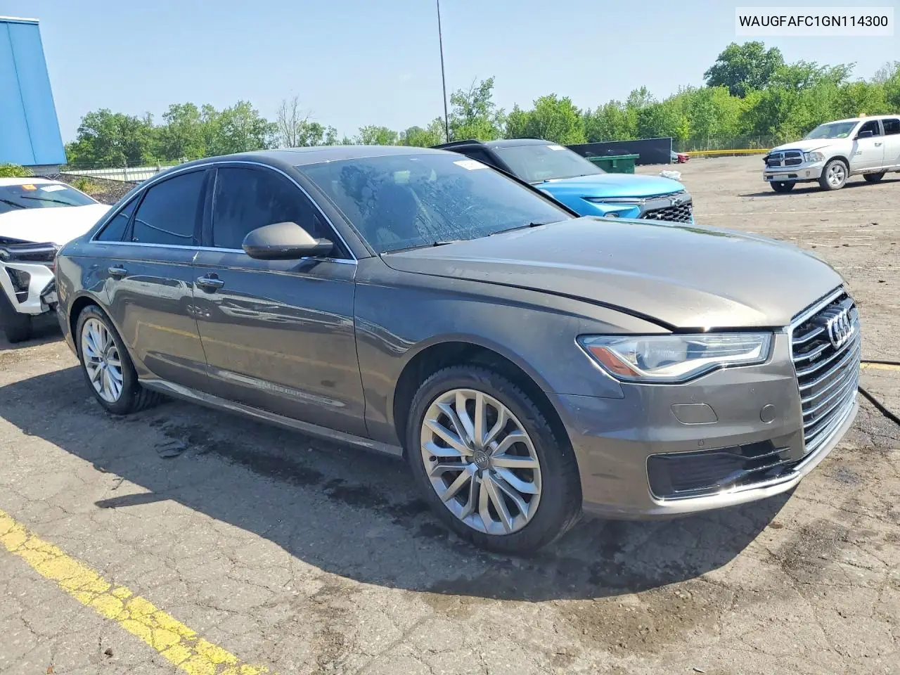 2016 Audi A6 Premium Plus VIN: WAUGFAFC1GN114300 Lot: 59259886