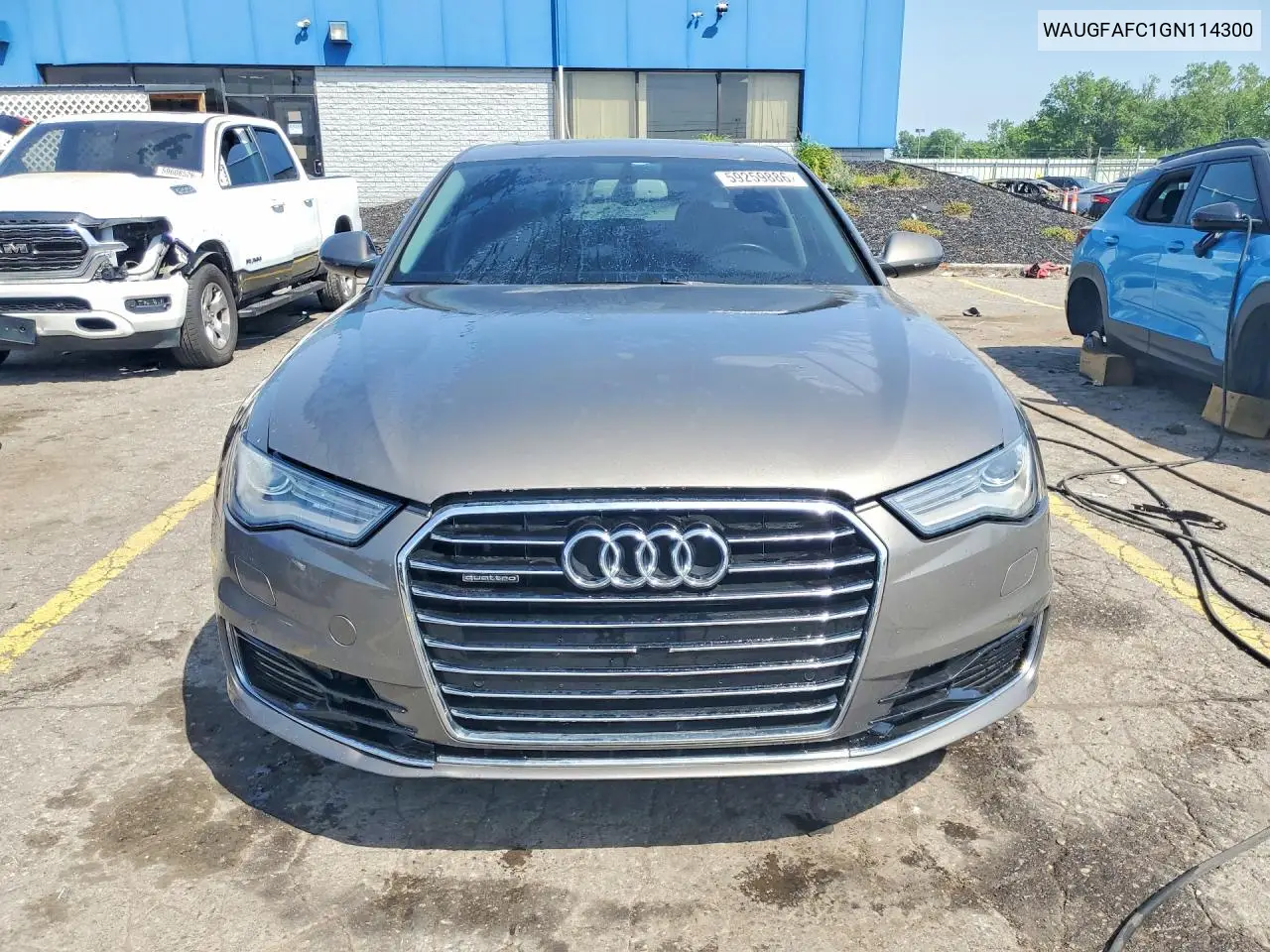 2016 Audi A6 Premium Plus VIN: WAUGFAFC1GN114300 Lot: 59259886
