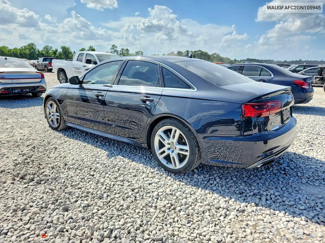 2016 Audi A6 Premium Plus VIN: WAUGFAFC2GN105945 Lot: 59261686