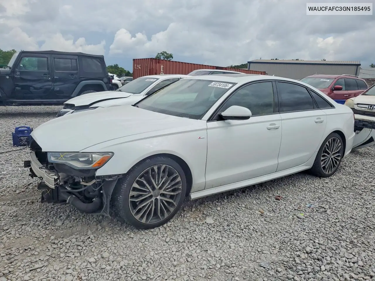 2016 Audi A6 Premium VIN: WAUCFAFC3GN185495 Lot: 59734106