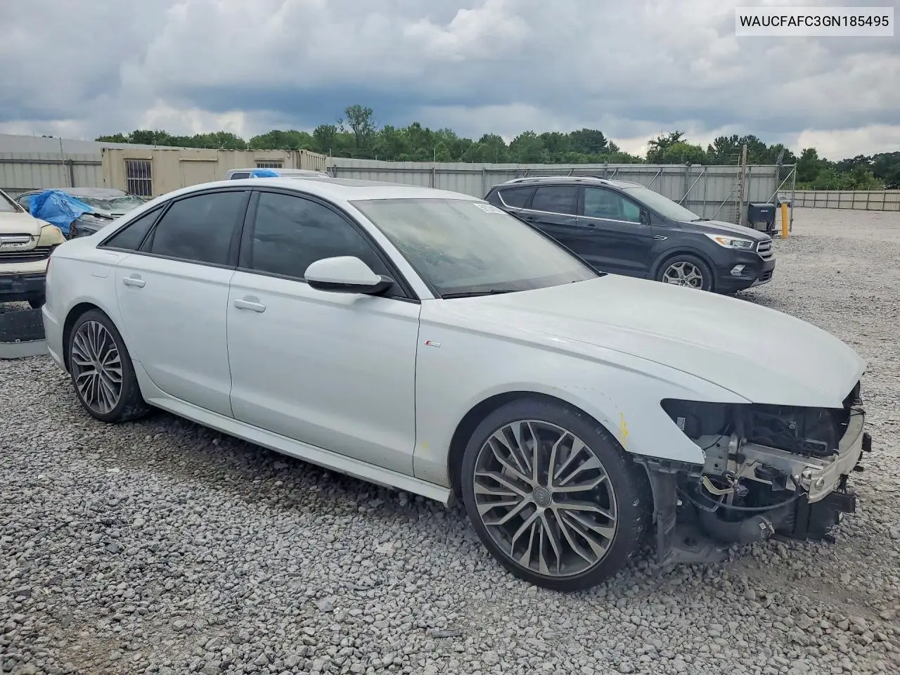 2016 Audi A6 Premium VIN: WAUCFAFC3GN185495 Lot: 59734106