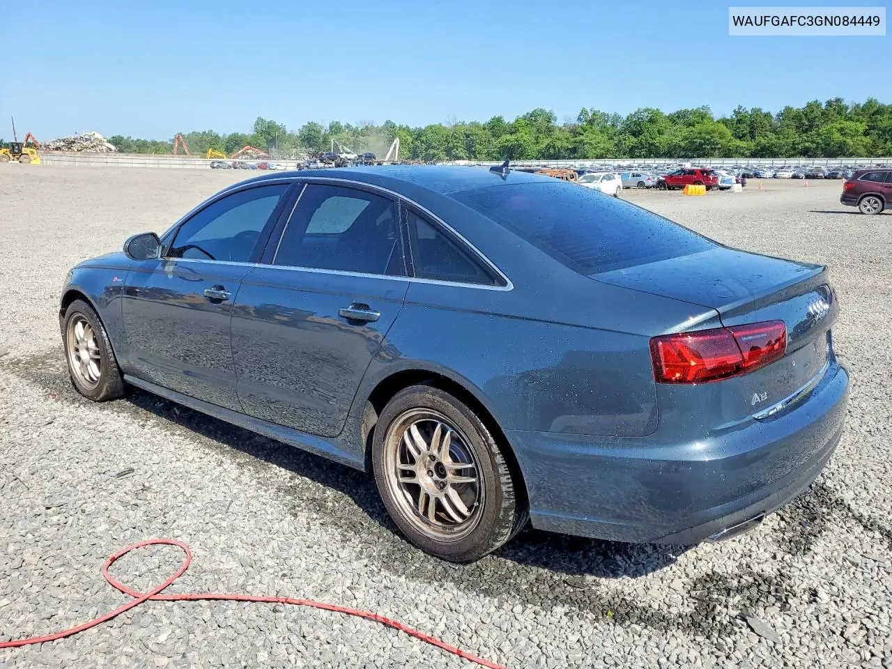 2016 Audi A6 Premium Plus VIN: WAUFGAFC3GN084449 Lot: 59772596