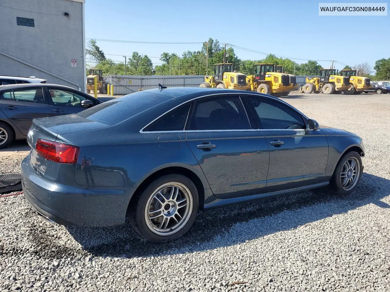 2016 Audi A6 Premium Plus VIN: WAUFGAFC3GN084449 Lot: 59772596