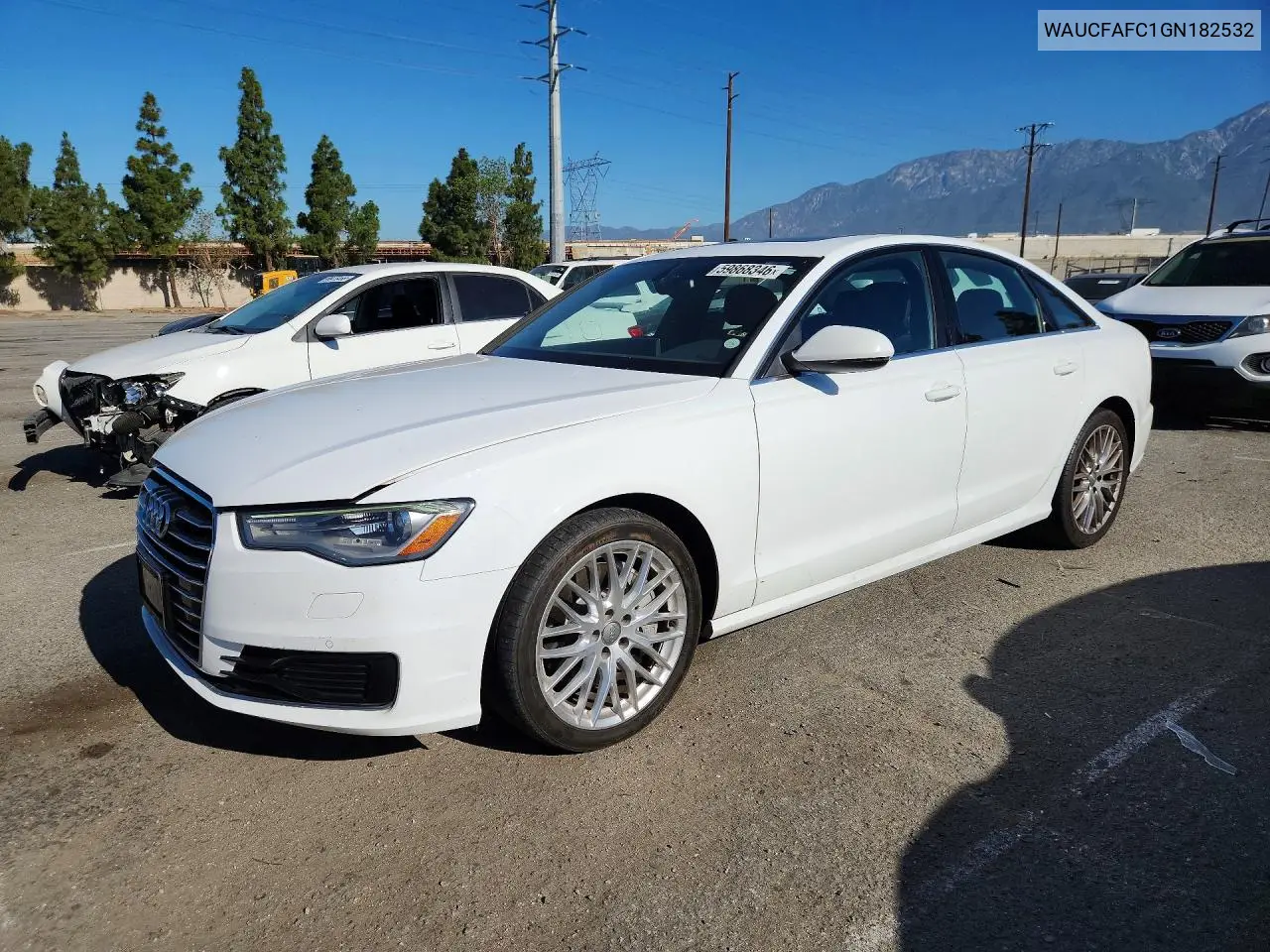2016 Audi A6 VIN: WAUCFAFC1GN182532 Lot: 59868346