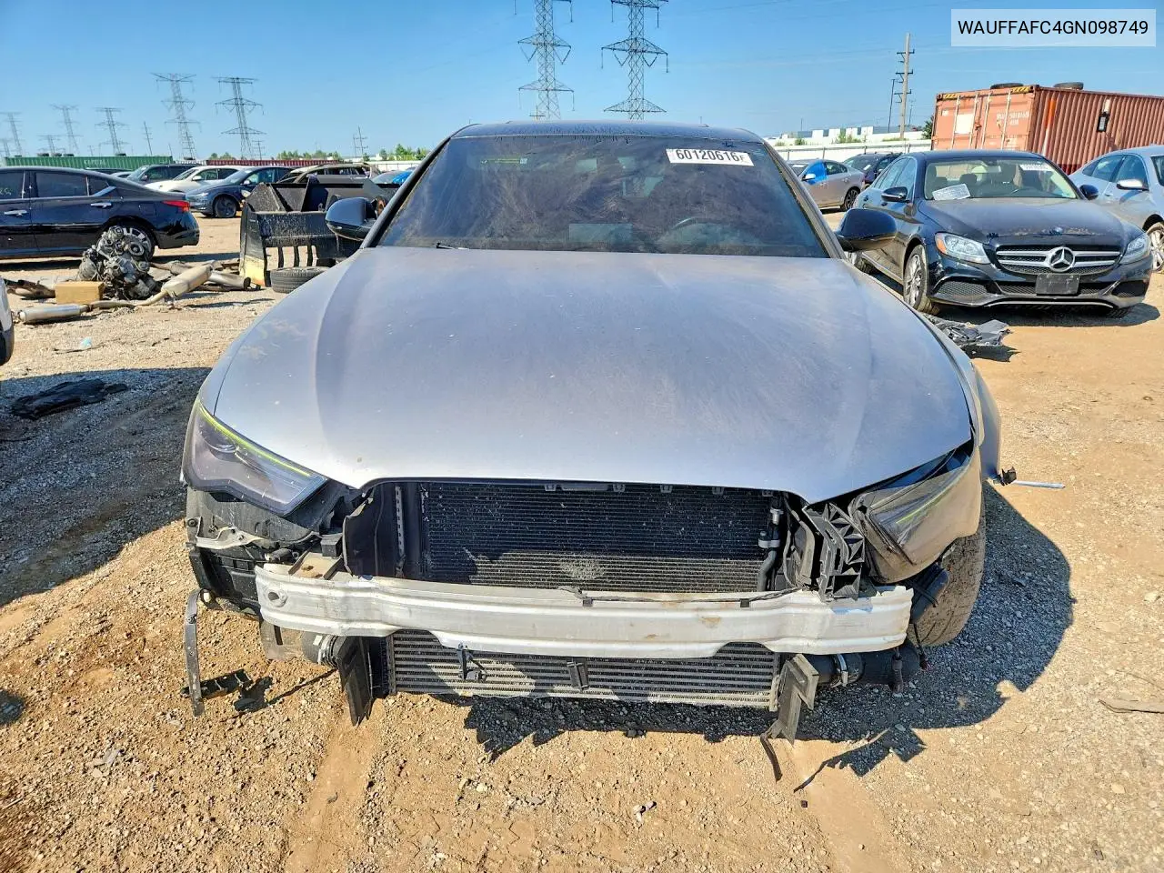 2016 Audi A6 Premium VIN: WAUFFAFC4GN098749 Lot: 60120616