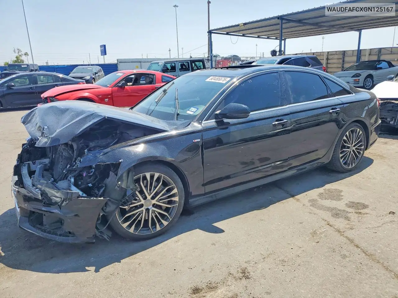 2016 Audi A6 Premium Plus VIN: WAUDFAFCXGN125167 Lot: 60486676