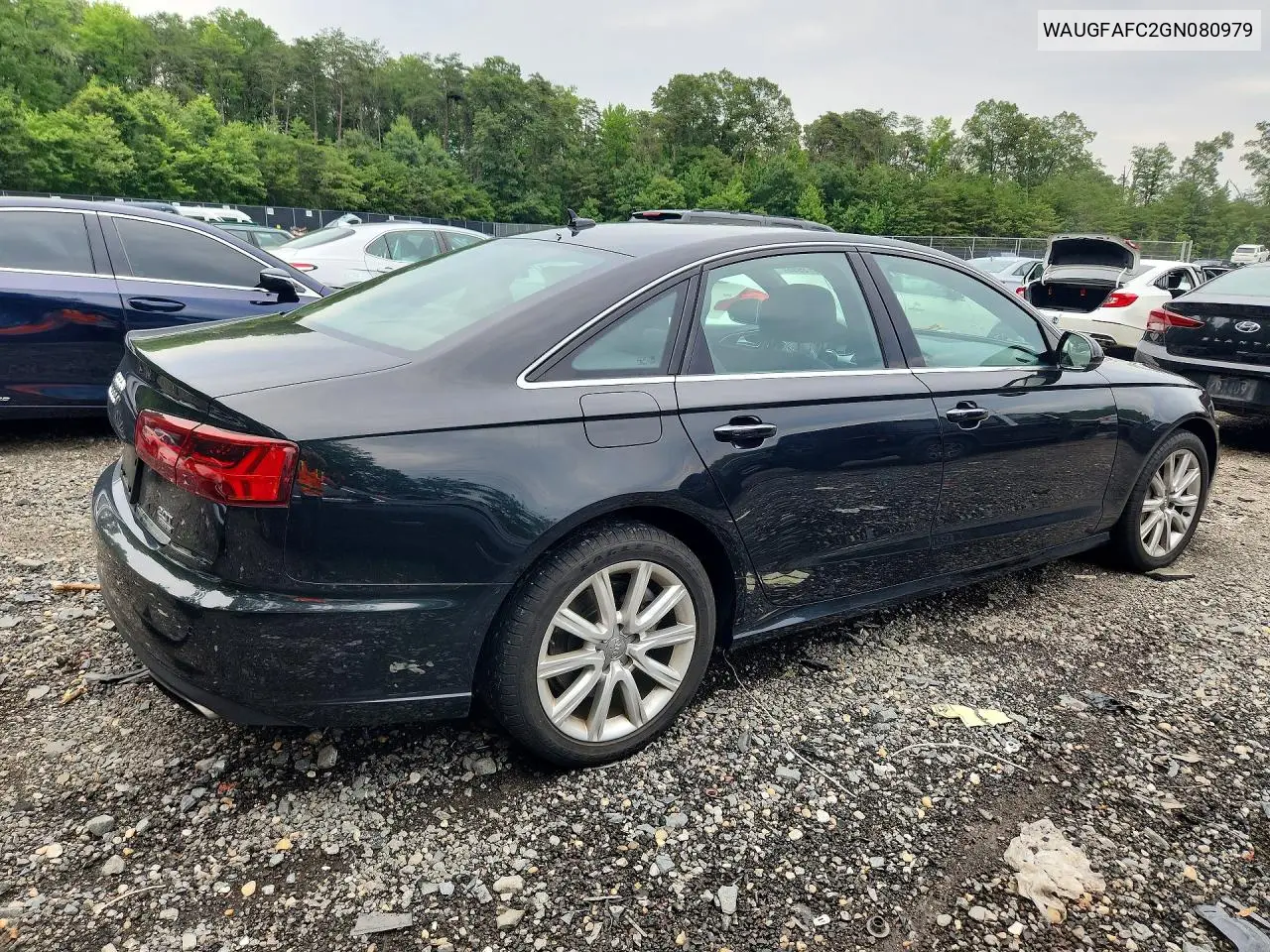 2016 Audi A6 Premium Plus VIN: WAUGFAFC2GN080979 Lot: 60513996