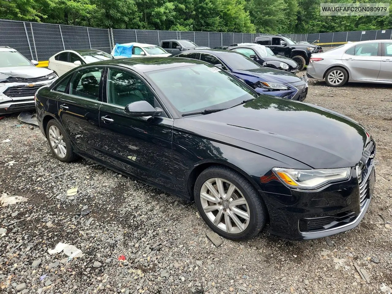 2016 Audi A6 Premium Plus VIN: WAUGFAFC2GN080979 Lot: 60513996