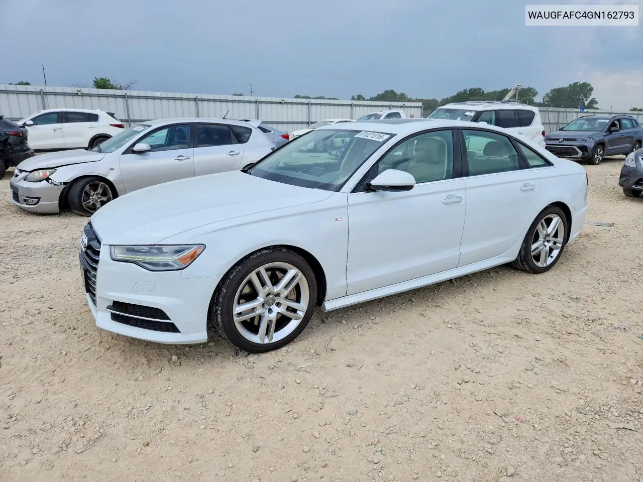 2016 Audi A6 Premium Plus VIN: WAUGFAFC4GN162793 Lot: 61021016