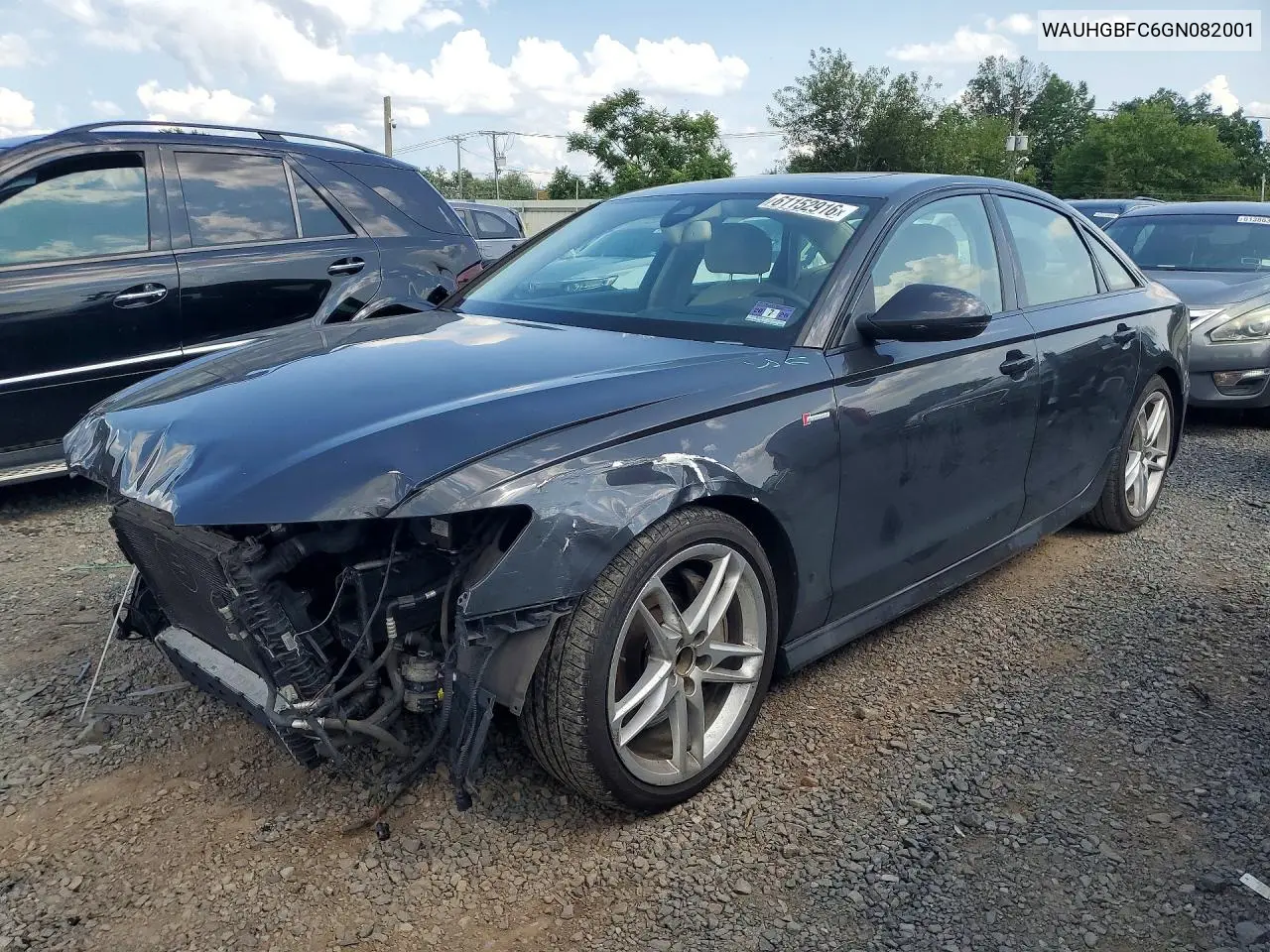 2016 Audi A6 Prestige VIN: WAUHGBFC6GN082001 Lot: 61152916