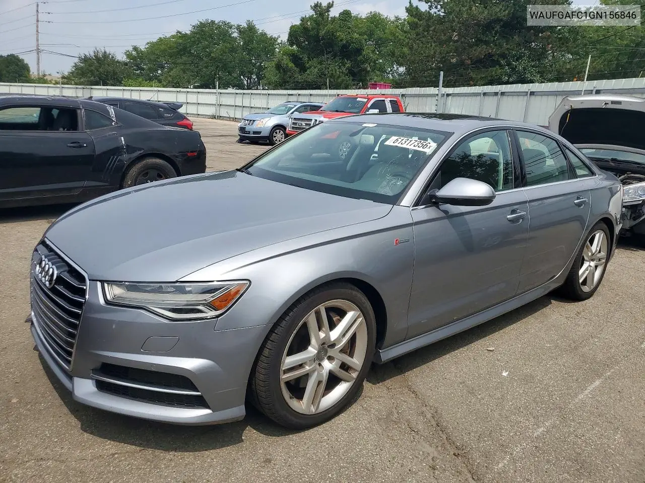 2016 Audi A6 Premium Plus VIN: WAUFGAFC1GN156846 Lot: 61317356