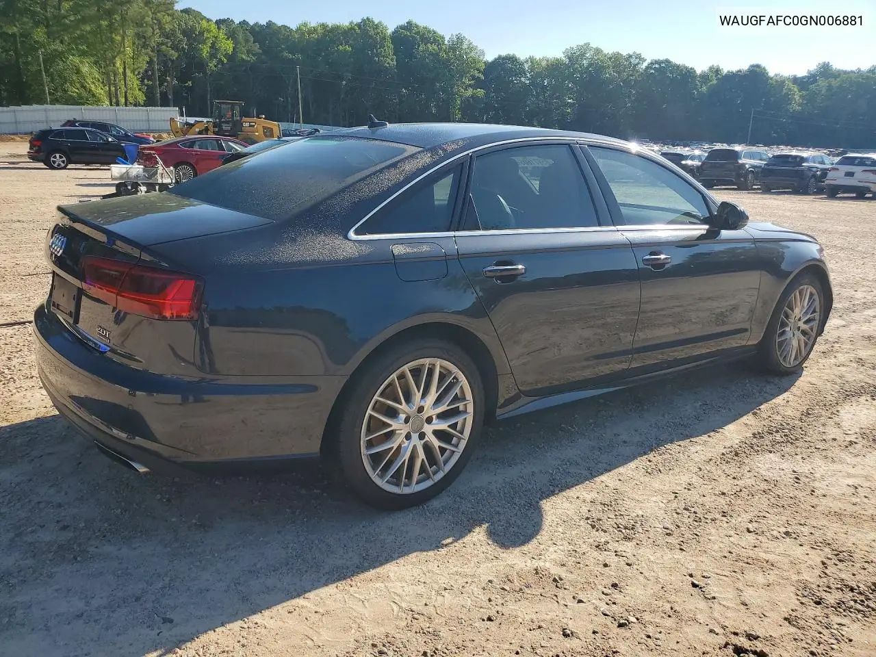 2016 Audi A6 Premium Plus VIN: WAUGFAFC0GN006881 Lot: 85971605