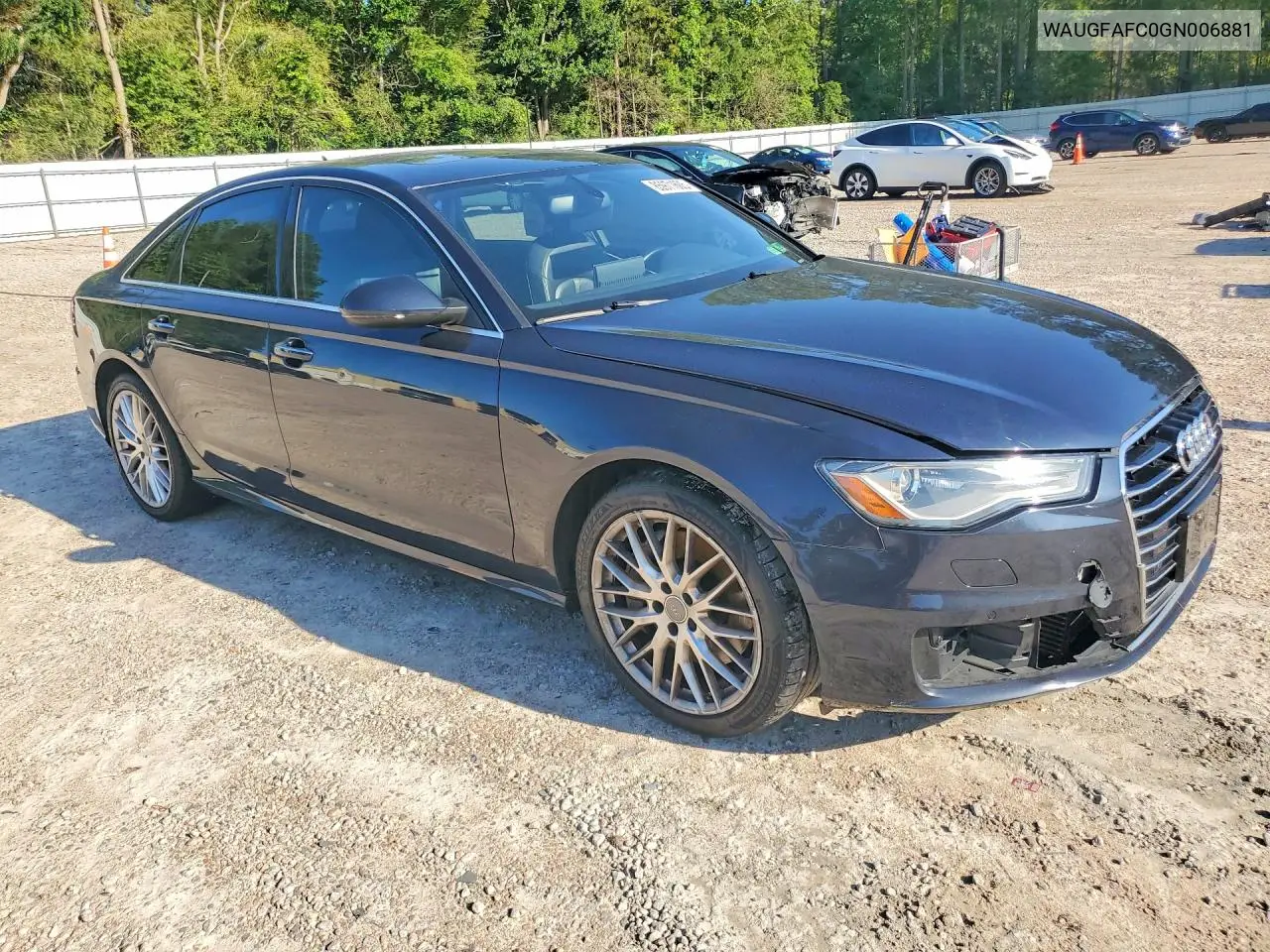2016 Audi A6 Premium Plus VIN: WAUGFAFC0GN006881 Lot: 85971605