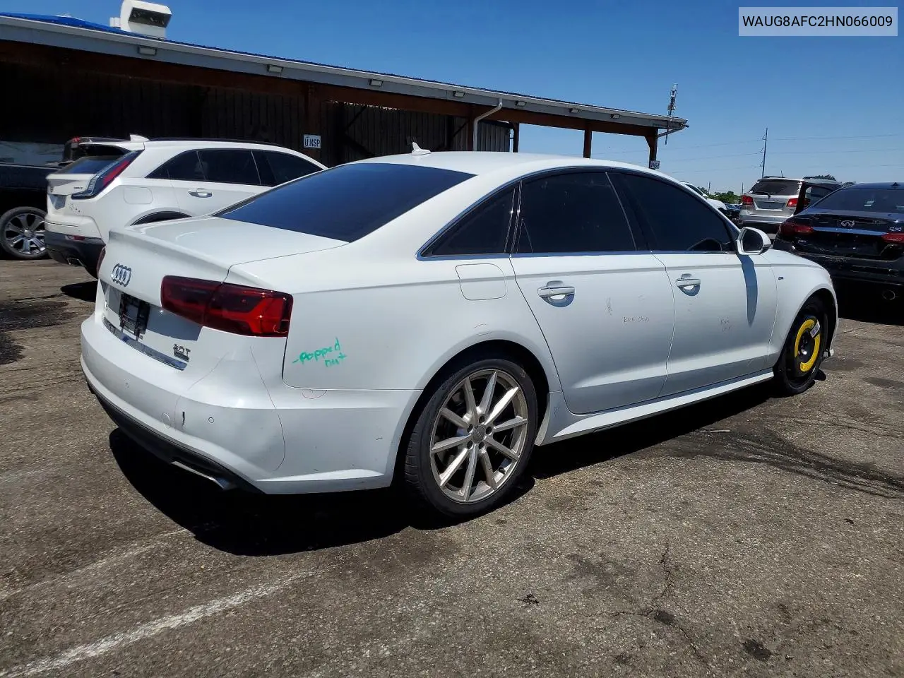 2017 Audi A6 Premium Plus VIN: WAUG8AFC2HN066009 Lot: 57695646