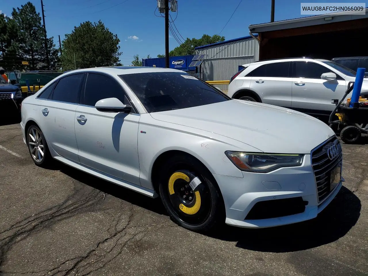 2017 Audi A6 Premium Plus VIN: WAUG8AFC2HN066009 Lot: 57695646