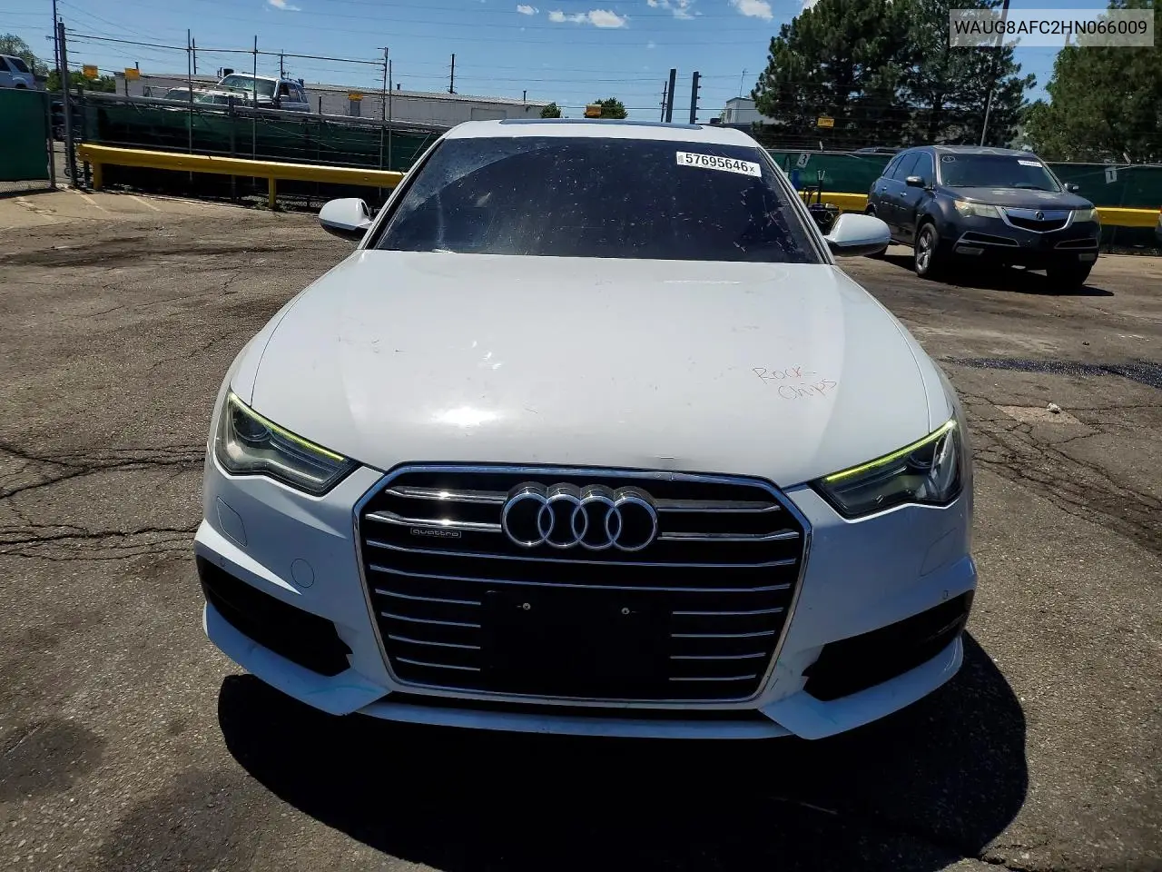 2017 Audi A6 Premium Plus VIN: WAUG8AFC2HN066009 Lot: 57695646