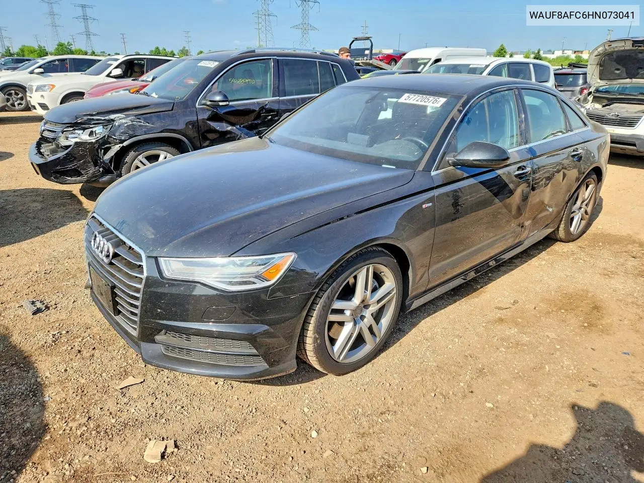 2017 Audi A6 Premium VIN: WAUF8AFC6HN073041 Lot: 57720576