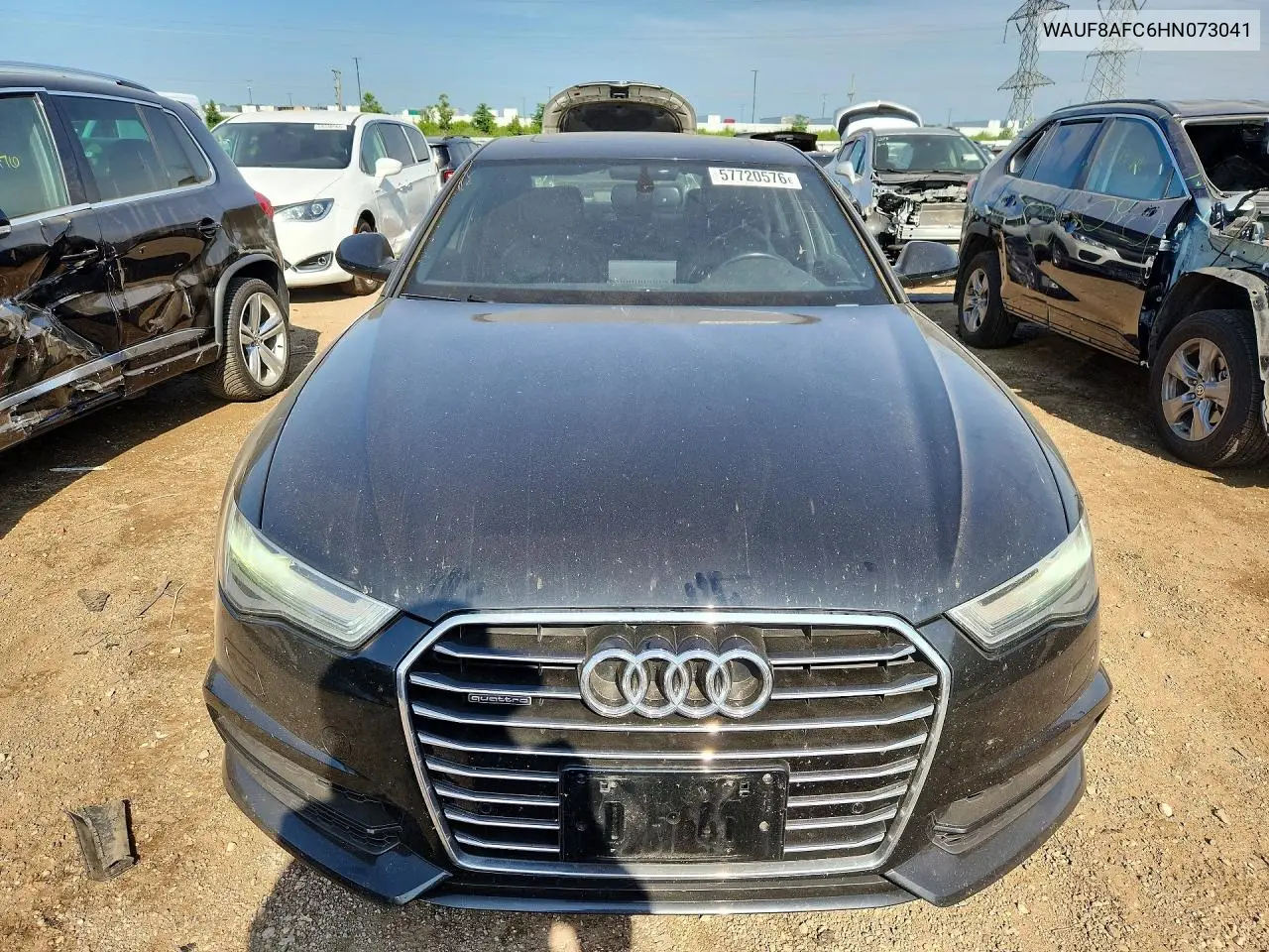 2017 Audi A6 Premium VIN: WAUF8AFC6HN073041 Lot: 57720576