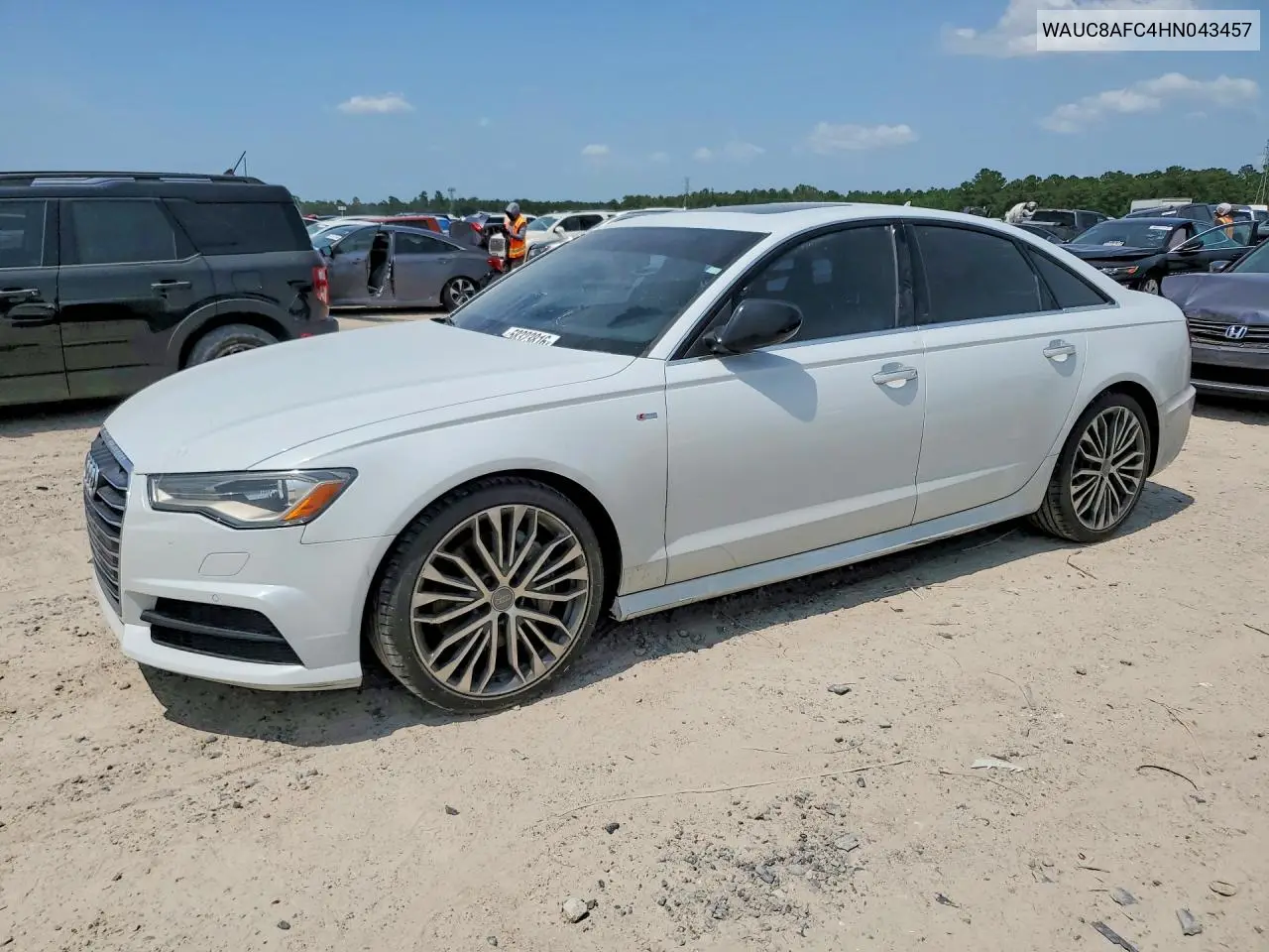 2017 Audi A6 Premium VIN: WAUC8AFC4HN043457 Lot: 58323816