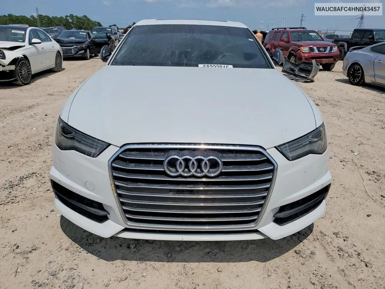 2017 Audi A6 Premium VIN: WAUC8AFC4HN043457 Lot: 58323816