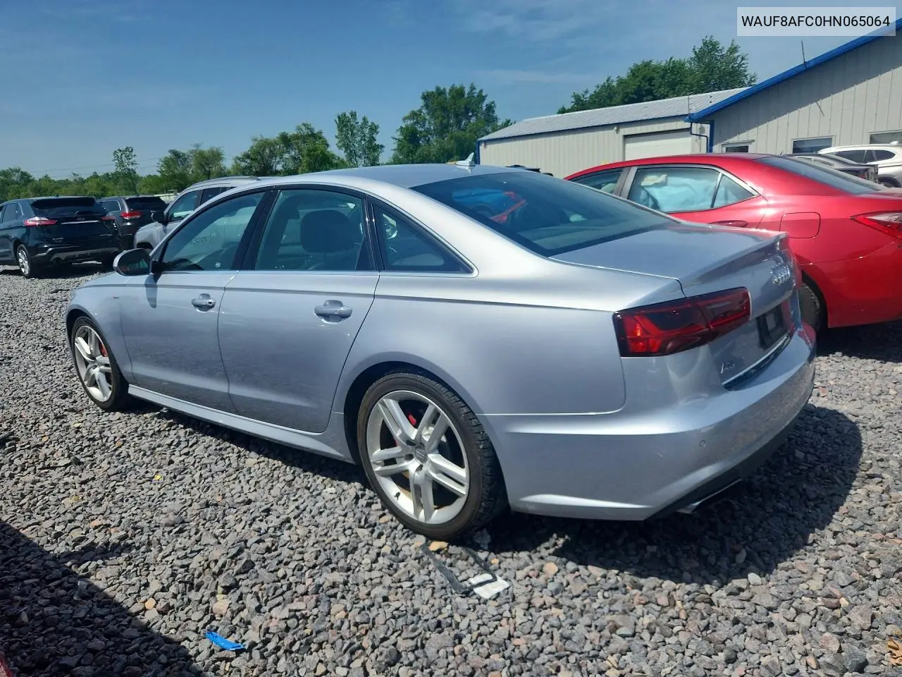 2017 Audi A6 Premium VIN: WAUF8AFC0HN065064 Lot: 58825986