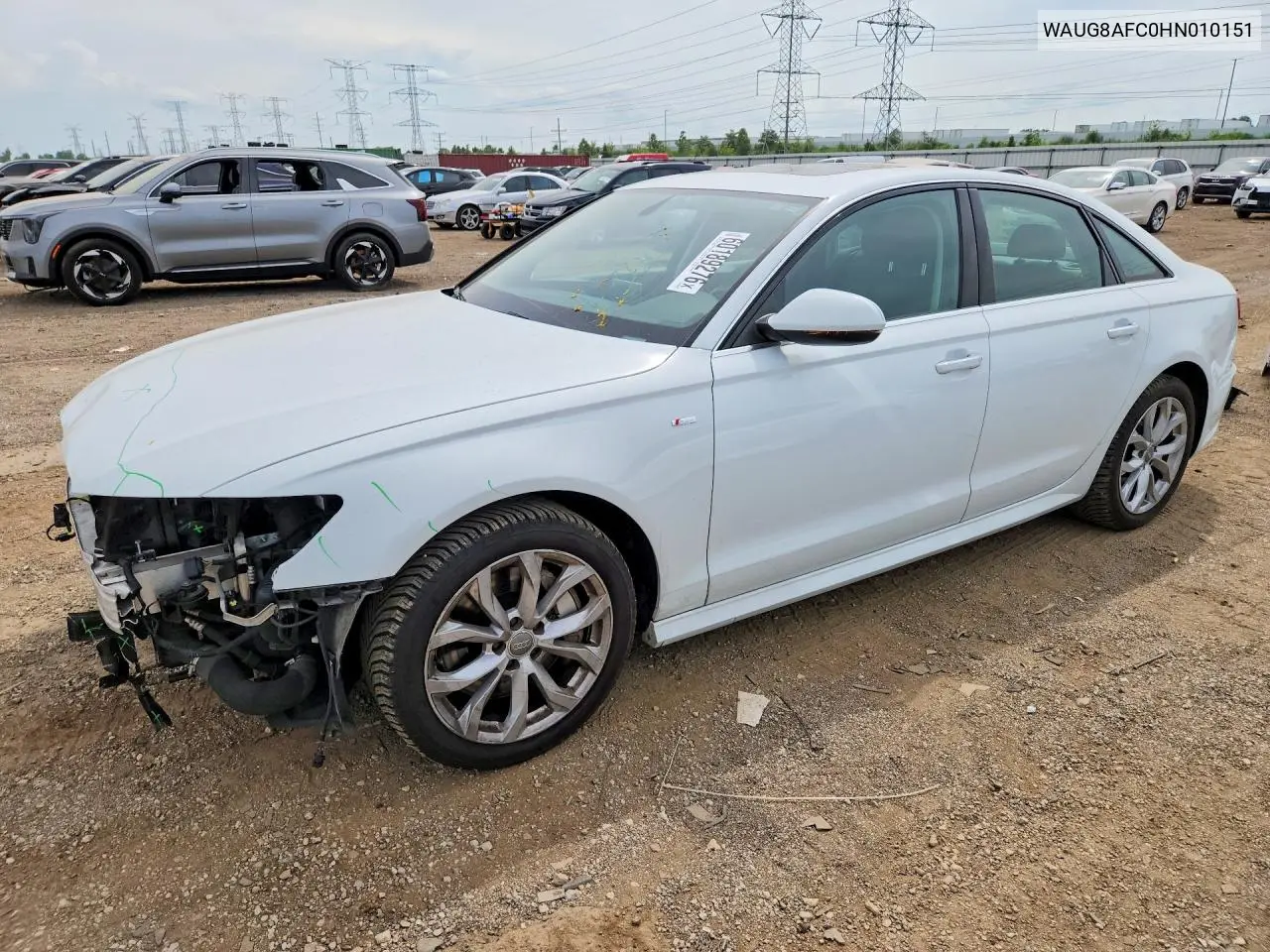 2017 Audi A6 Premium Plus VIN: WAUG8AFC0HN010151 Lot: 60189276