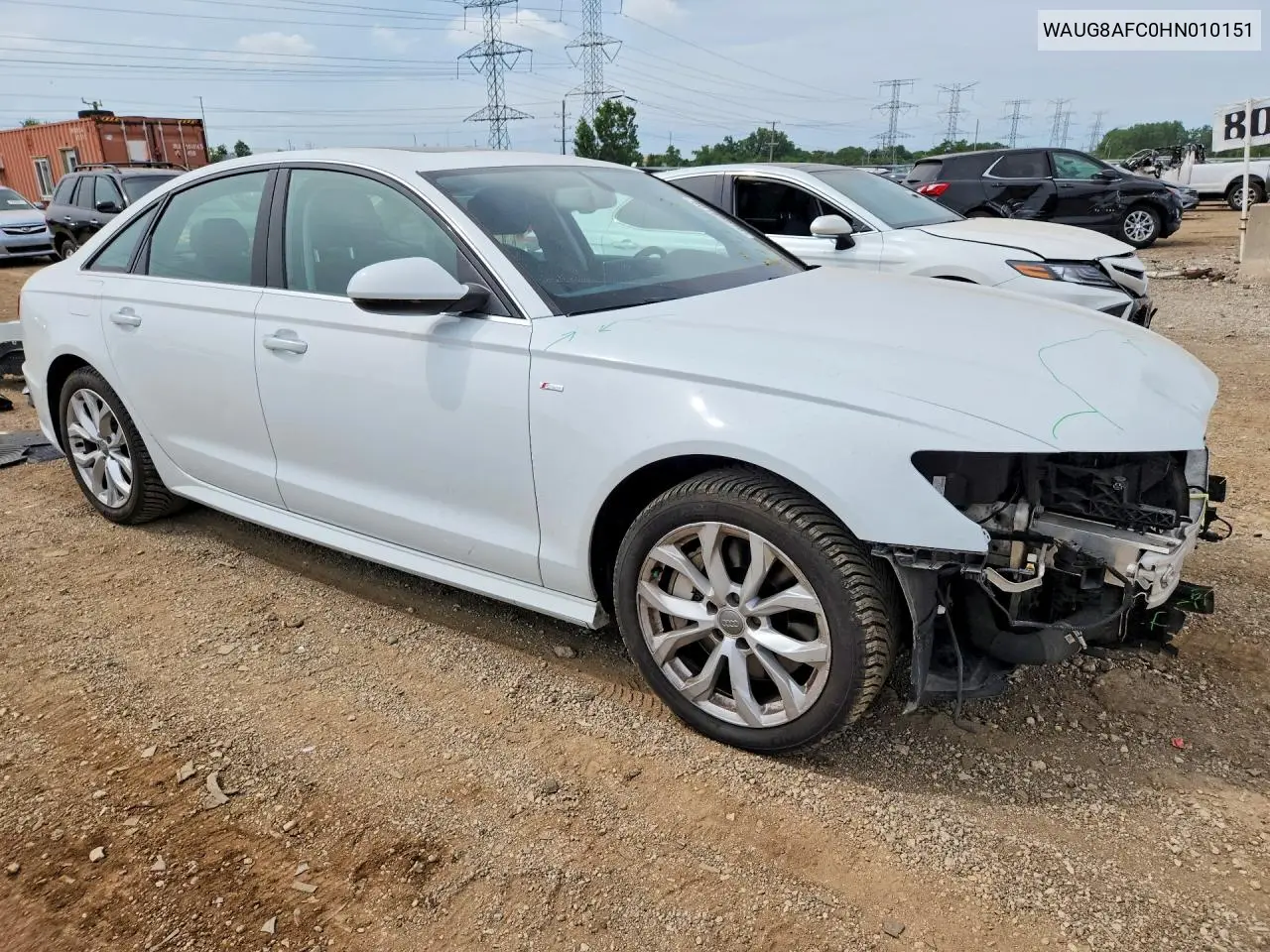 2017 Audi A6 Premium Plus VIN: WAUG8AFC0HN010151 Lot: 60189276