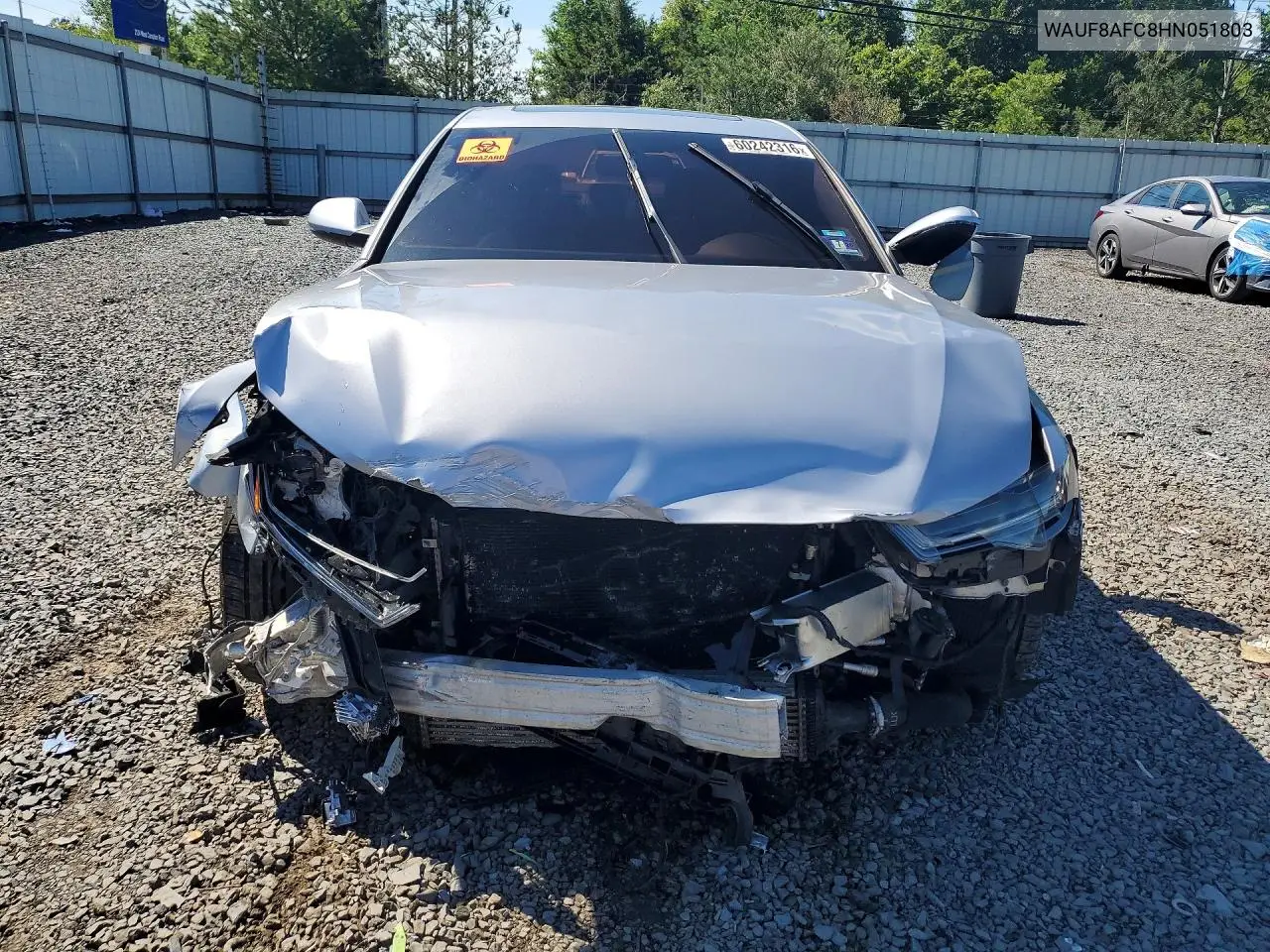 2017 Audi A6 Premium VIN: WAUF8AFC8HN051803 Lot: 60242316