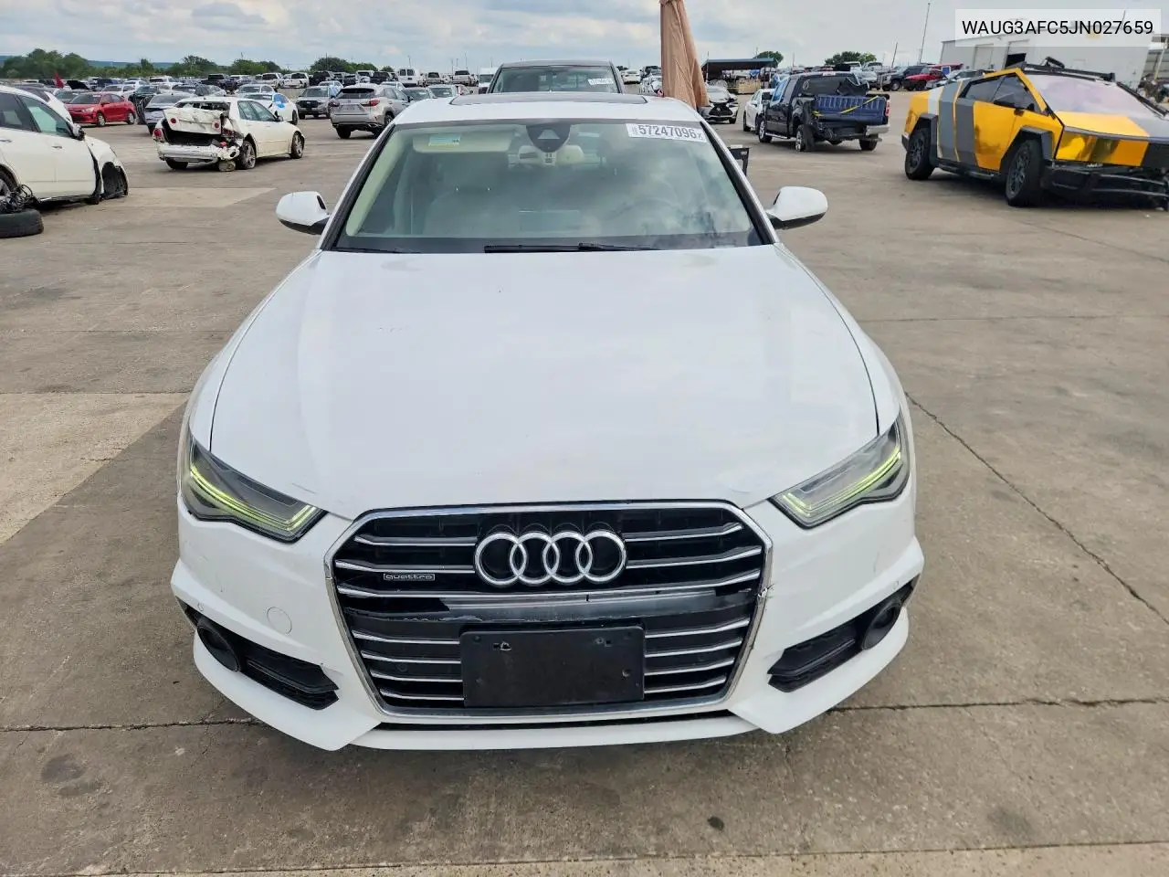2018 Audi A6 Premium Plus VIN: WAUG3AFC5JN027659 Lot: 57247096