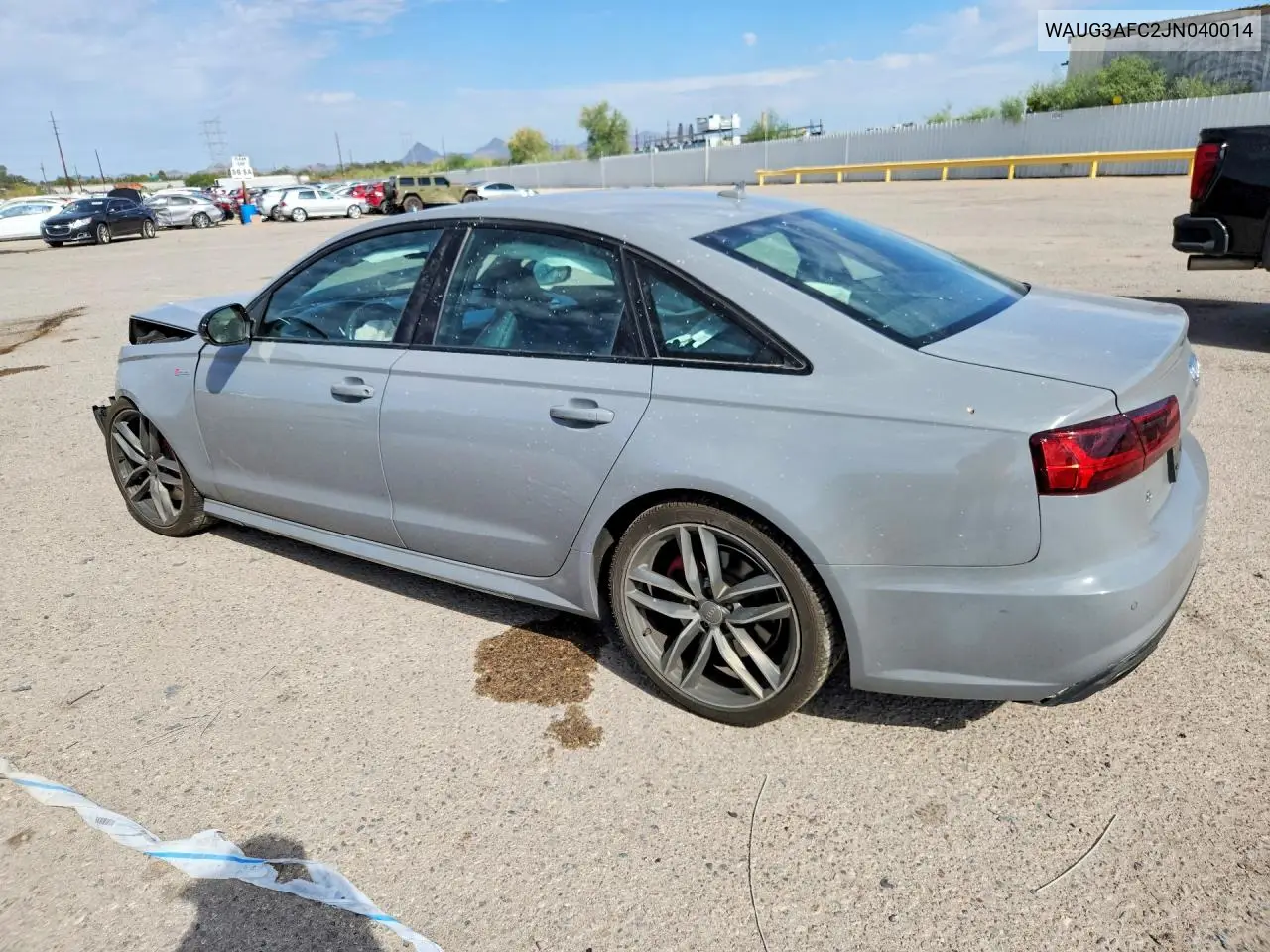 2018 Audi A6 Premium Plus VIN: WAUG3AFC2JN040014 Lot: 57255196