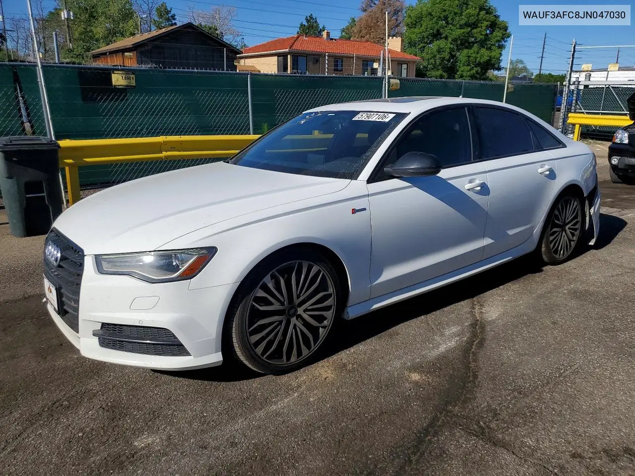 2018 Audi A6 Premium VIN: WAUF3AFC8JN047030 Lot: 57907106