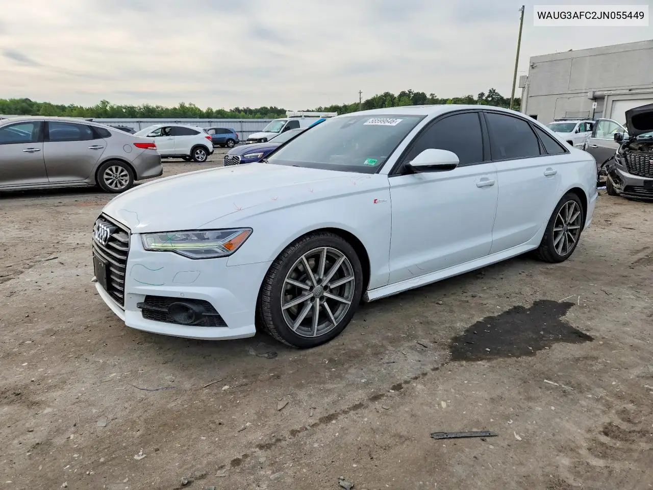 2018 Audi A6 Premium Plus VIN: WAUG3AFC2JN055449 Lot: 58599646