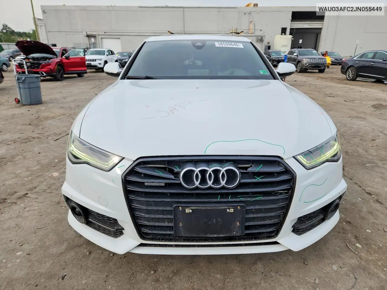 2018 Audi A6 Premium Plus VIN: WAUG3AFC2JN055449 Lot: 58599646